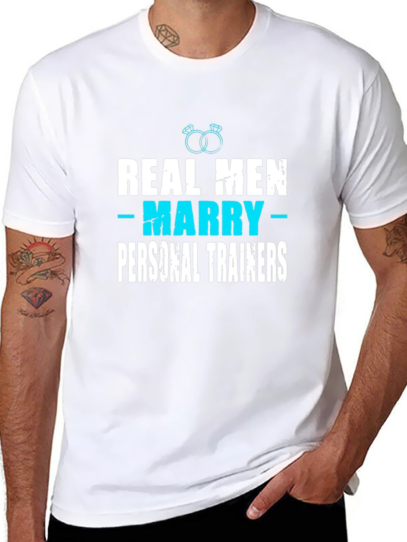 Real Men Marry Personal Trainers T-Shirt