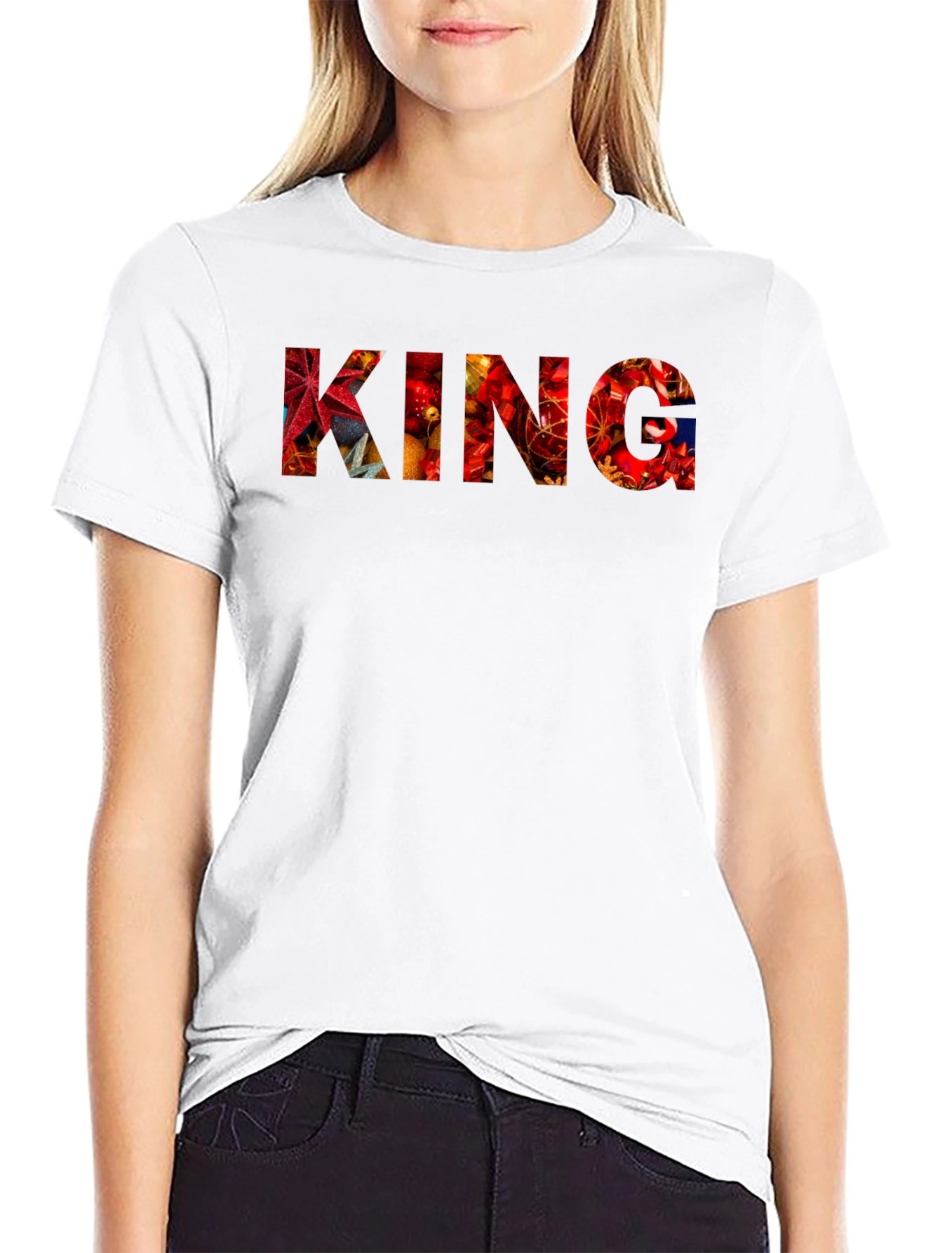 King Christmas Ornament Fill T-Shirt