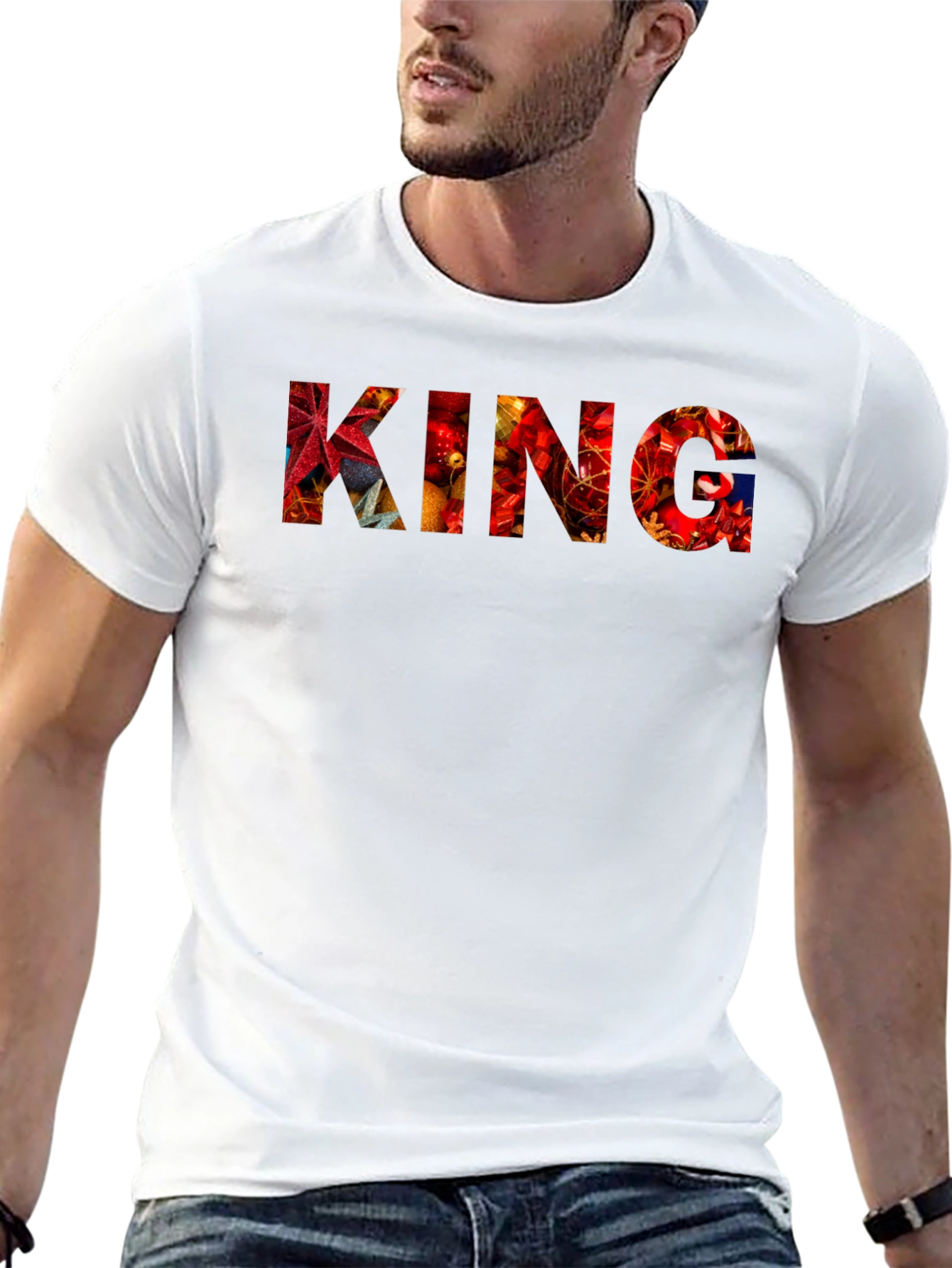King Christmas Ornament Fill T-Shirt
