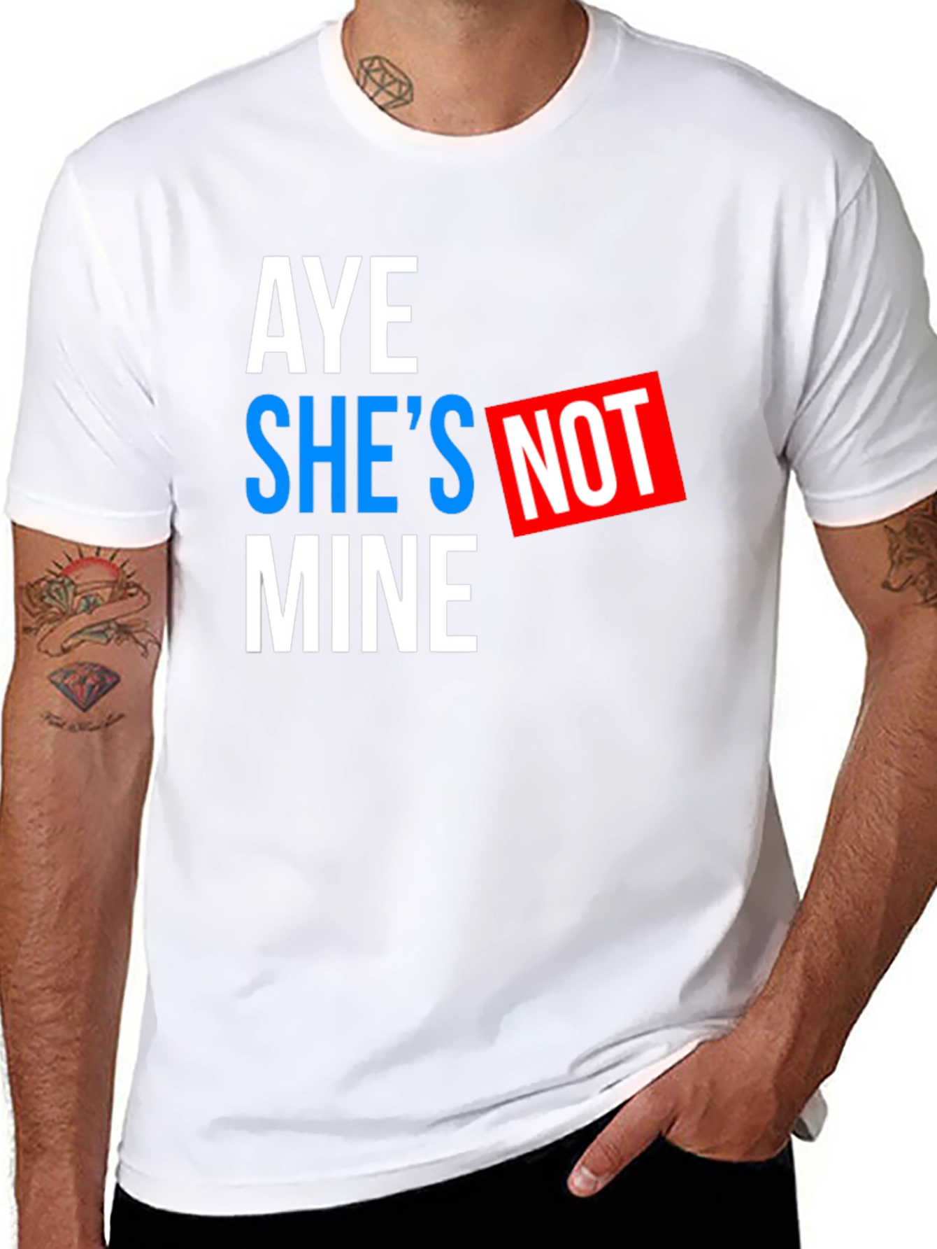 Aye Shes Not Mine Graphic Tee - Black