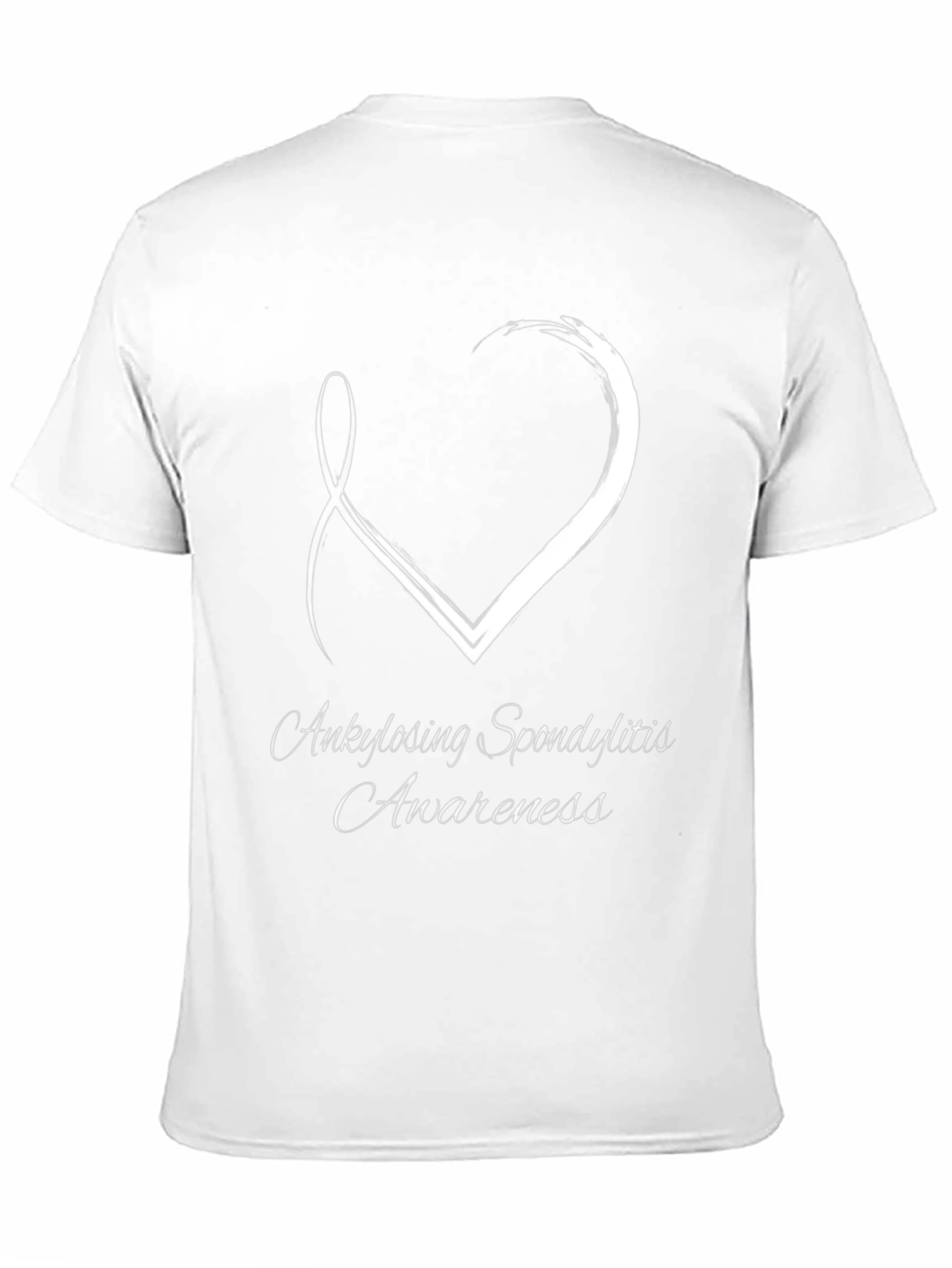 Ankylosing Spondylitis Awareness T-Shirt Black
