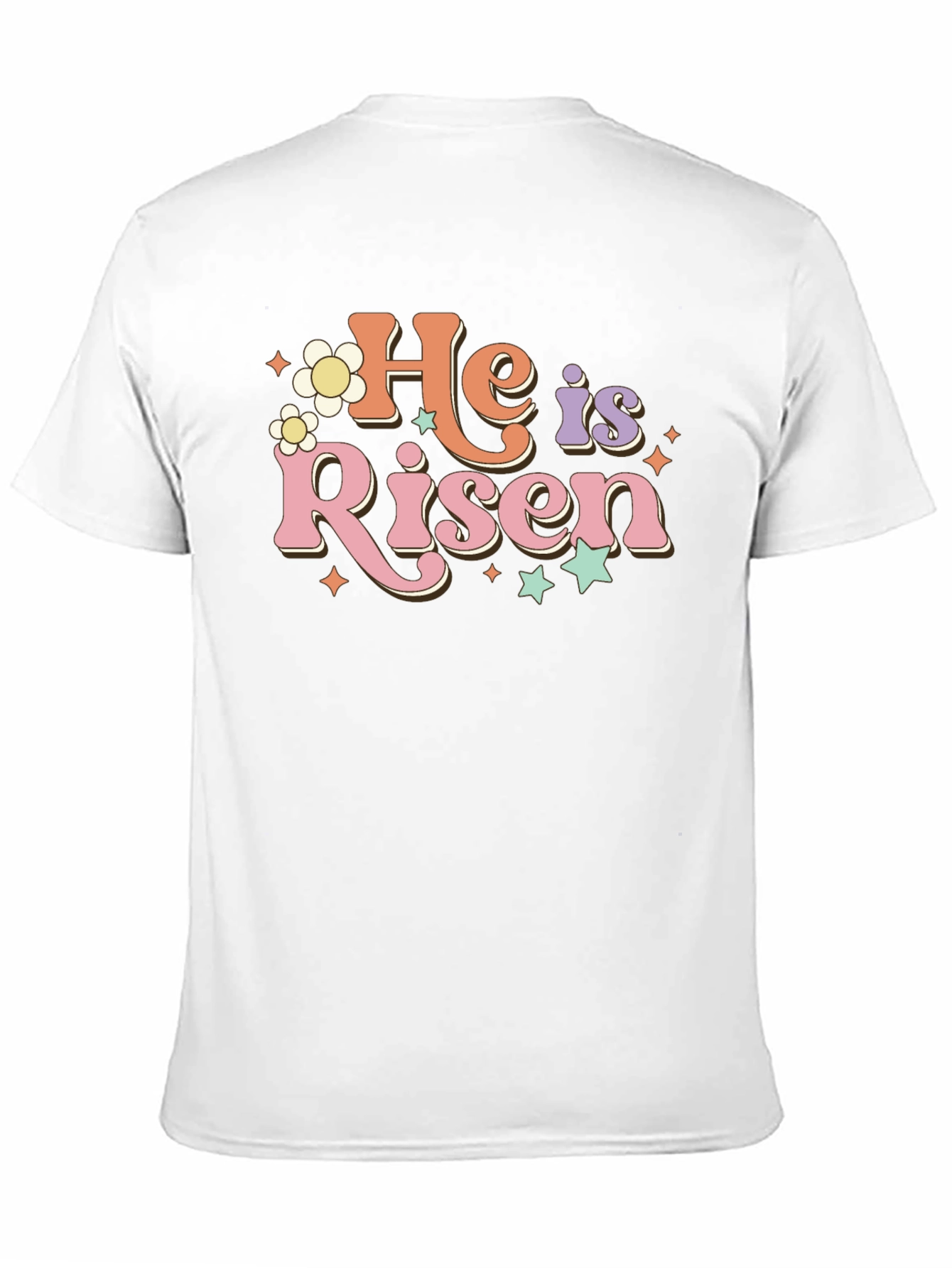 He is Risen Retro Graphic T-Shirt