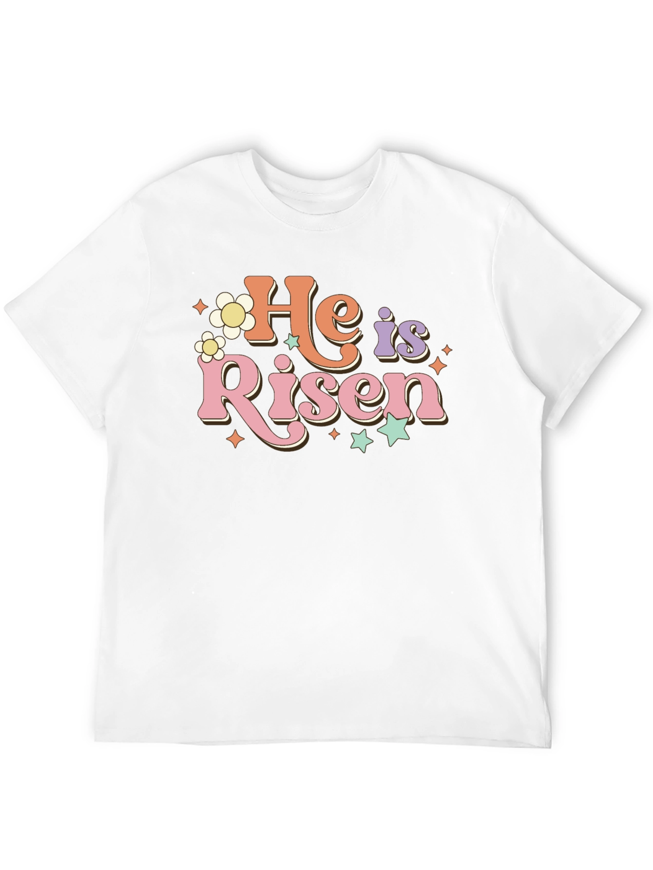 He is Risen Retro Graphic T-Shirt