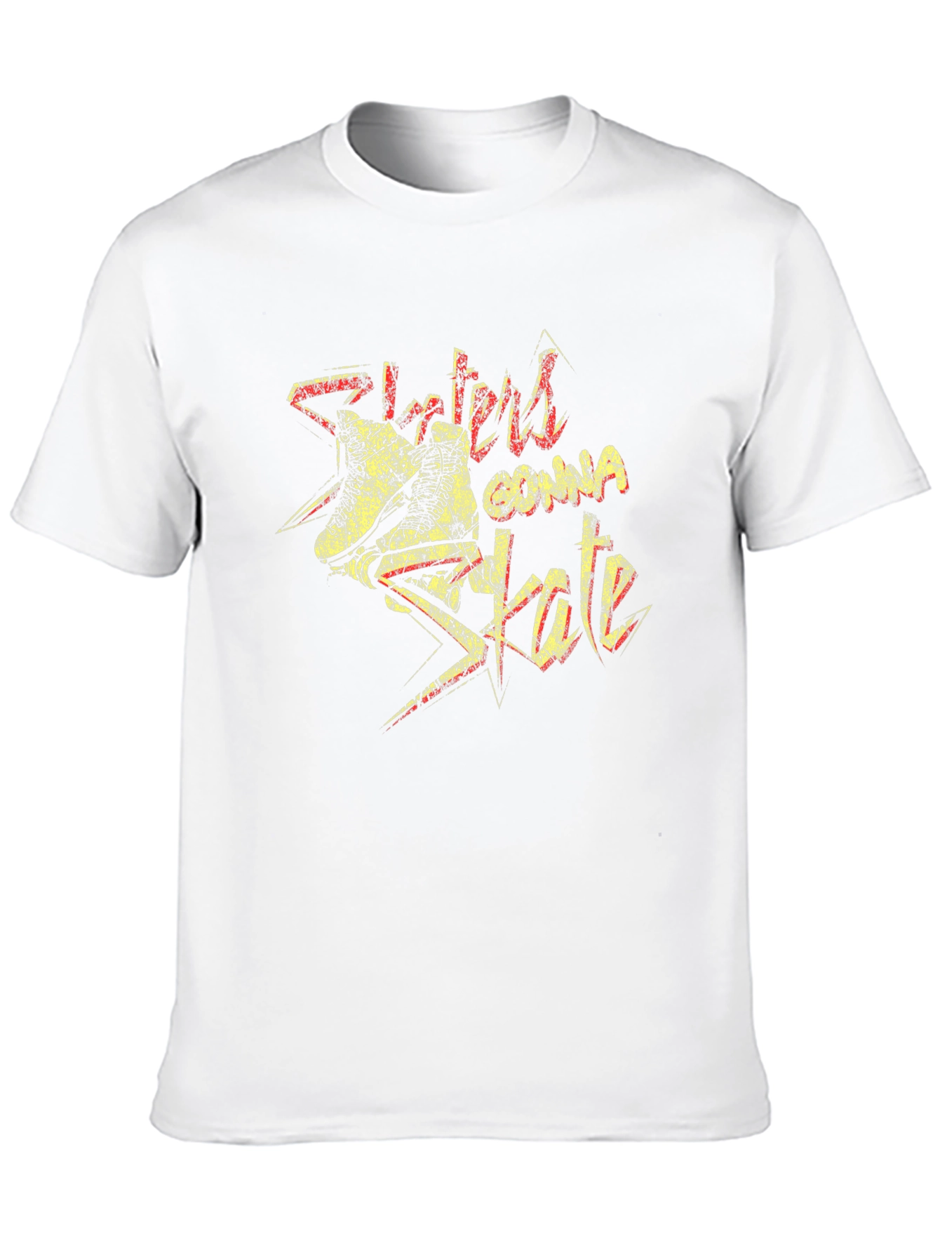 Skaters Gonna Skate Graphic Tee - Black