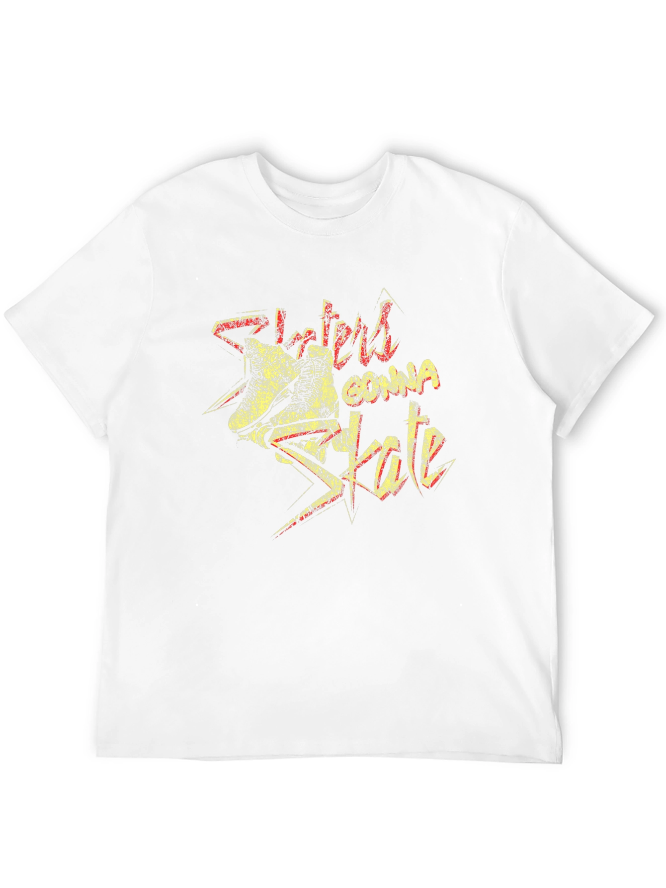 Skaters Gonna Skate Graphic Tee - Black