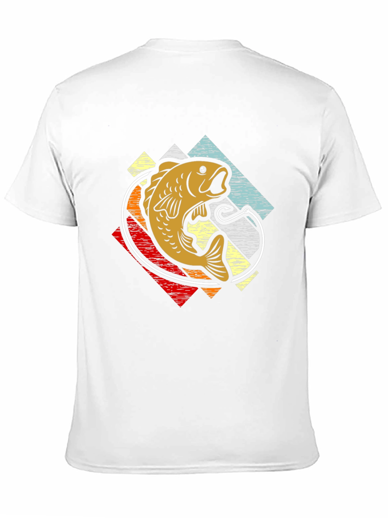 Retro Fishing T-Shirt - Bass Graphic Tee