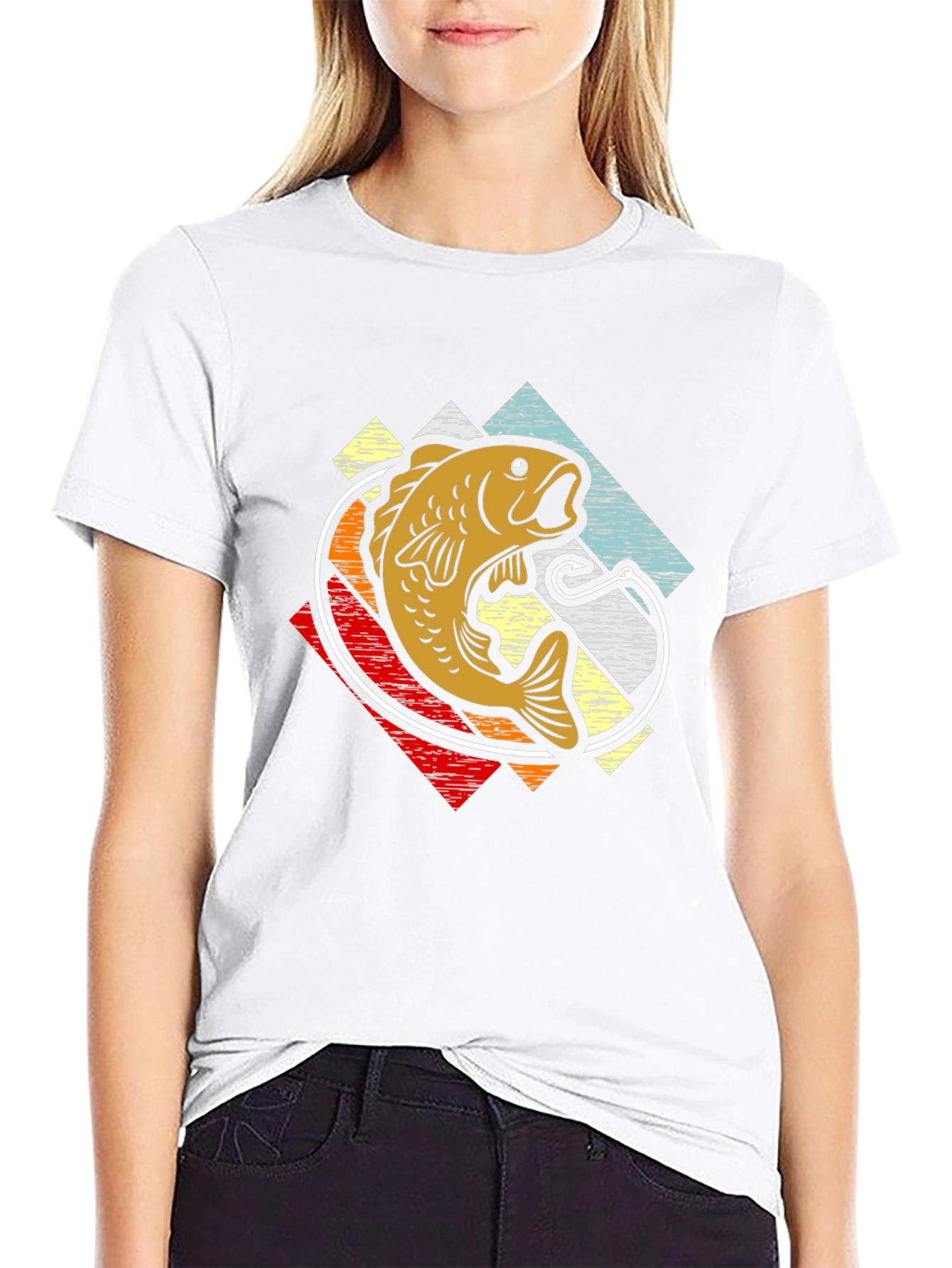 Retro Fishing T-Shirt - Bass Graphic Tee