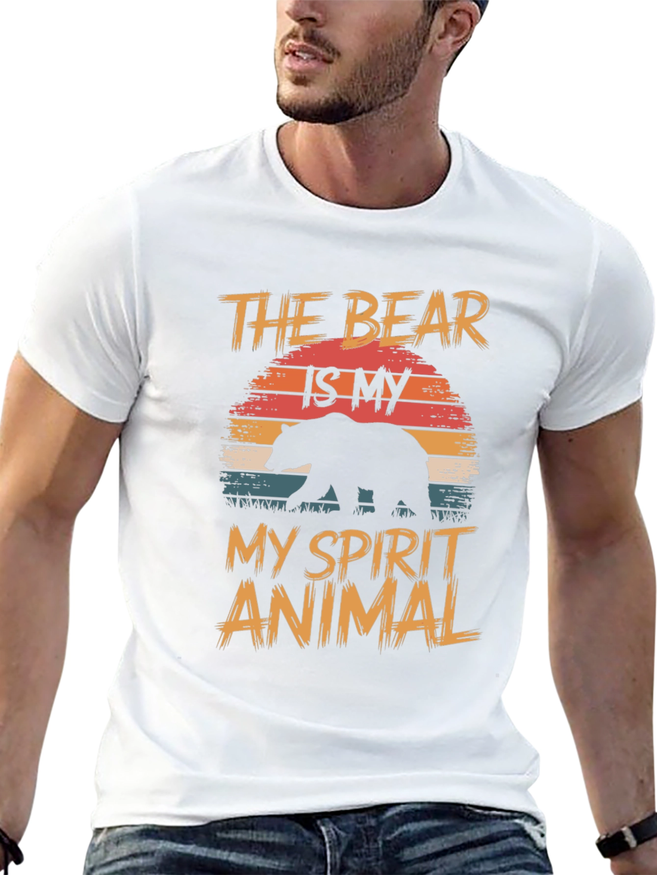 Bear Spirit Animal Graphic Tee