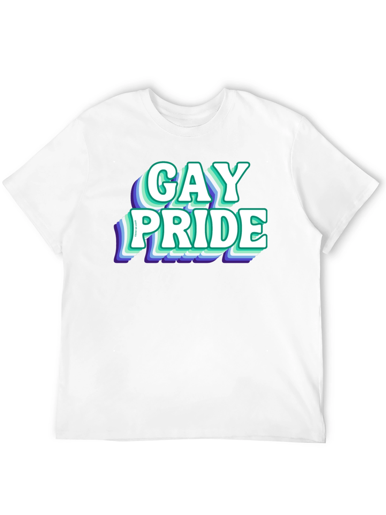 Gay Pride Graphic Tee - Black