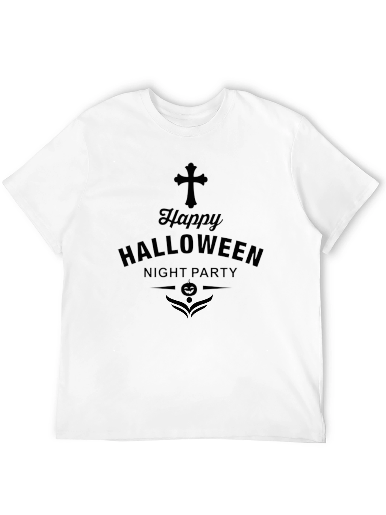 Happy Halloween Night Party T-Shirt Black