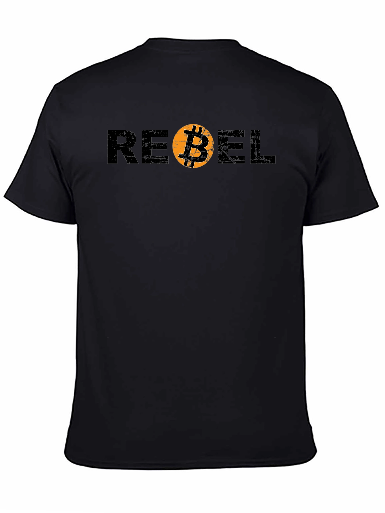 Rebel Bitcoin Graphic Tee - Crypto Currency Shirt