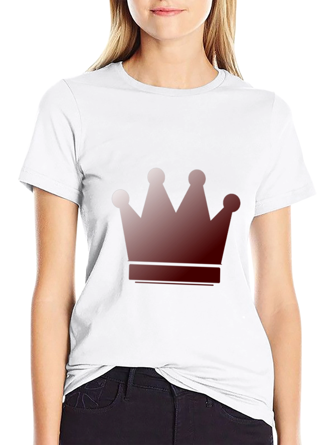 Crown Graphic Tee - Black