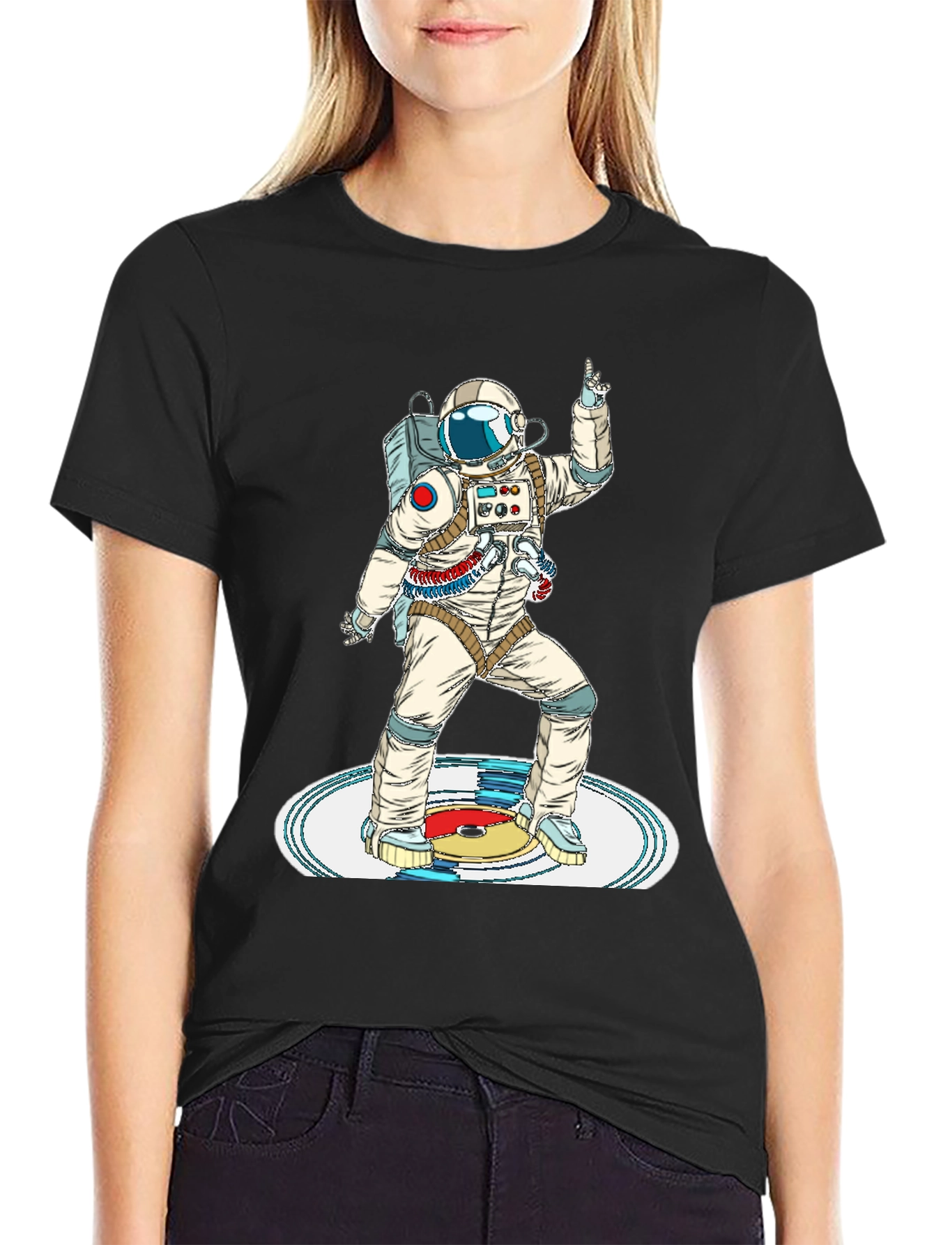 Astronaut DJ Graphic Tee