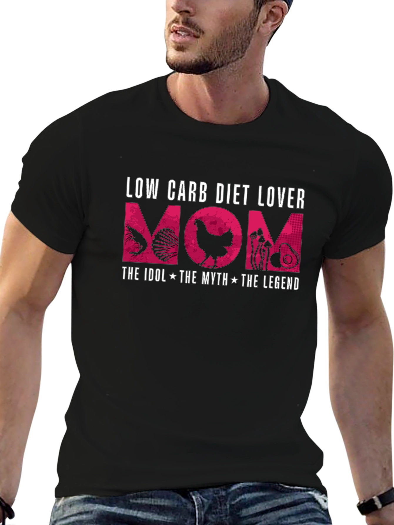 Low Carb Diet Lover MOM T-Shirt