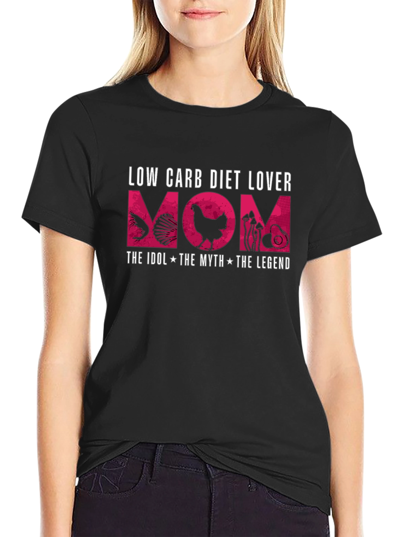 Low Carb Diet Lover MOM T-Shirt