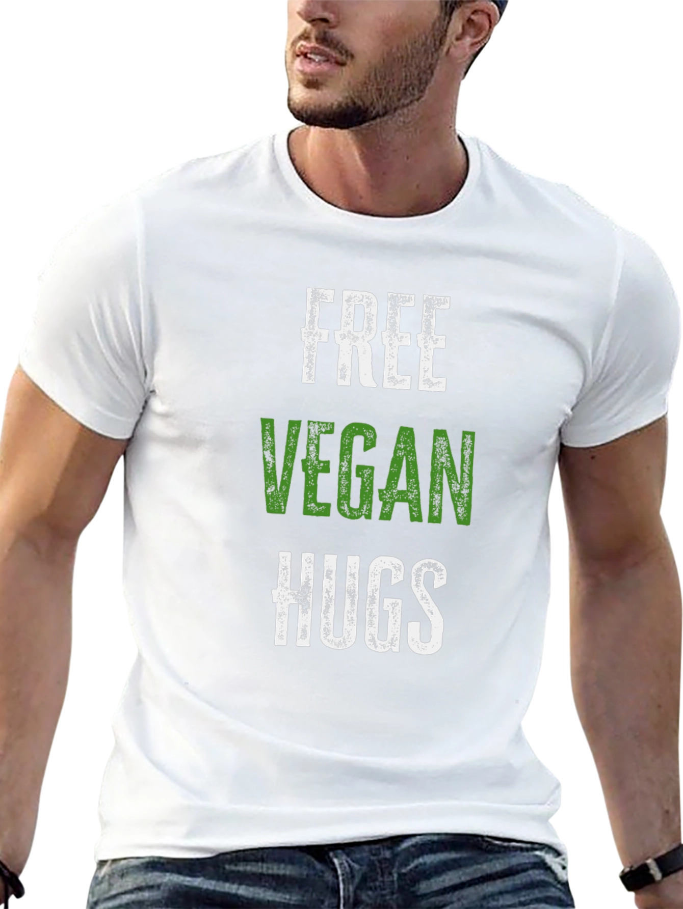 Free Vegan Hugs T-Shirt - Soft Cotton Tee