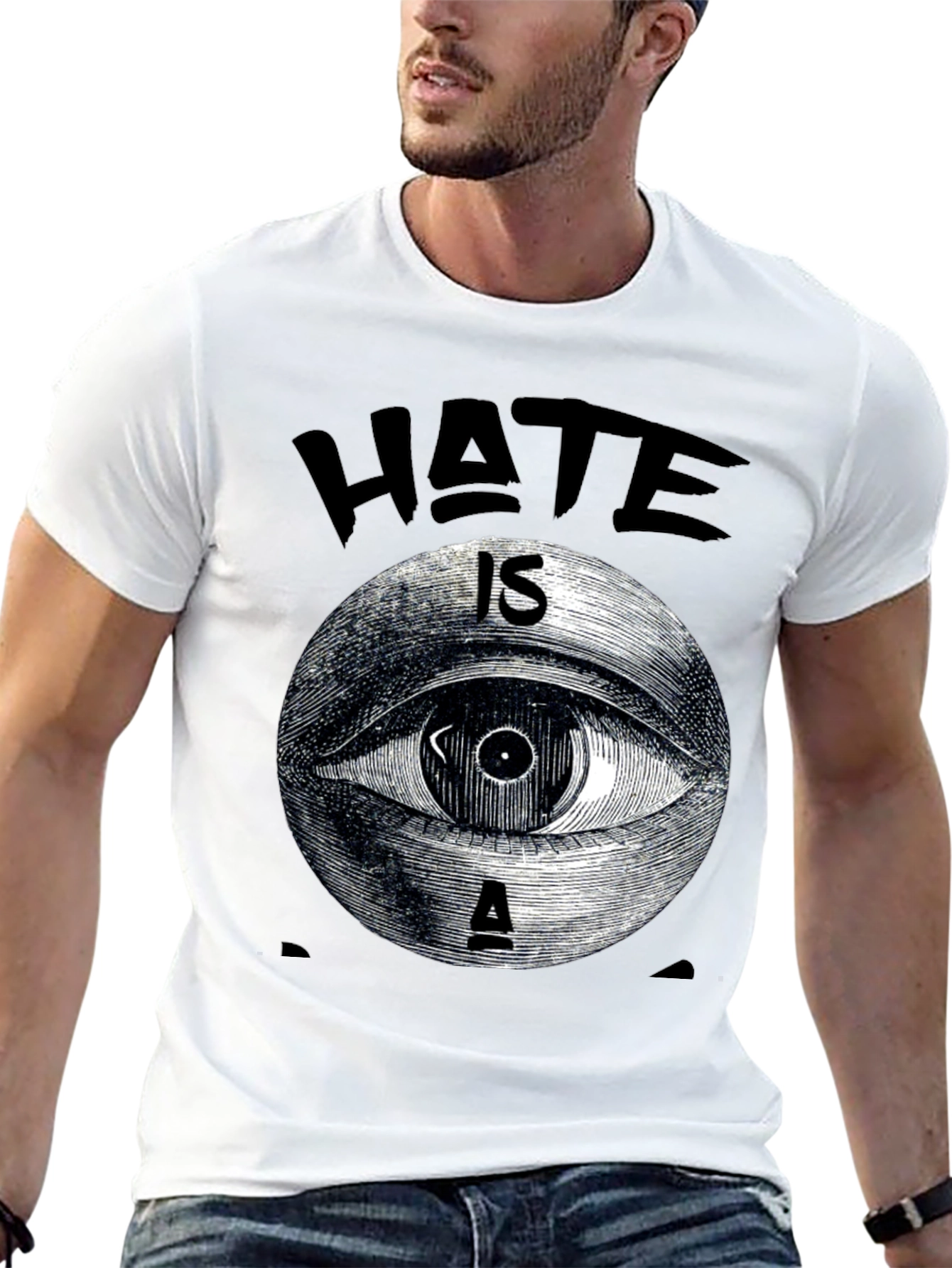 Hate is a Virus Graphic Tee