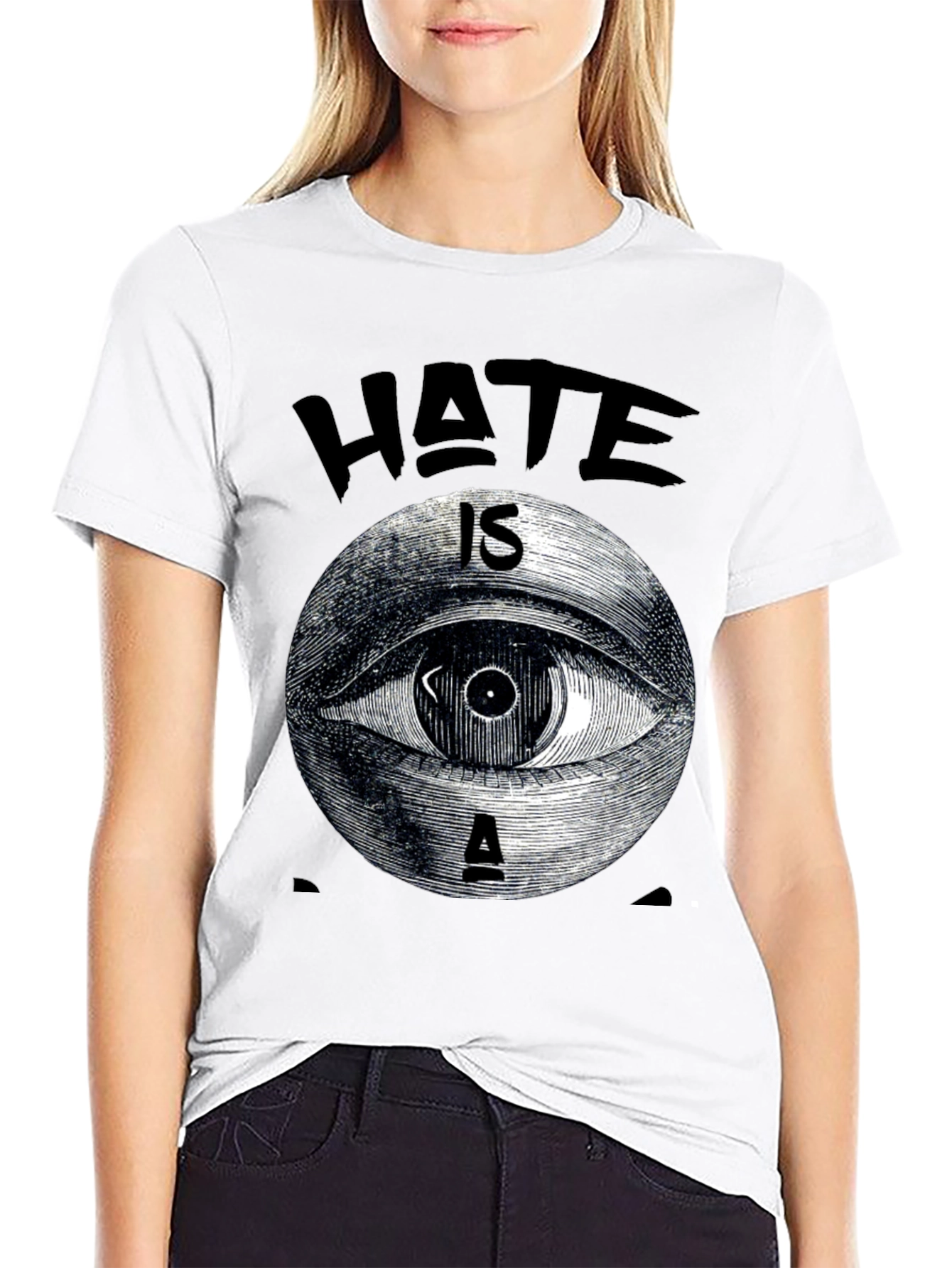 Hate is a Virus Graphic Tee