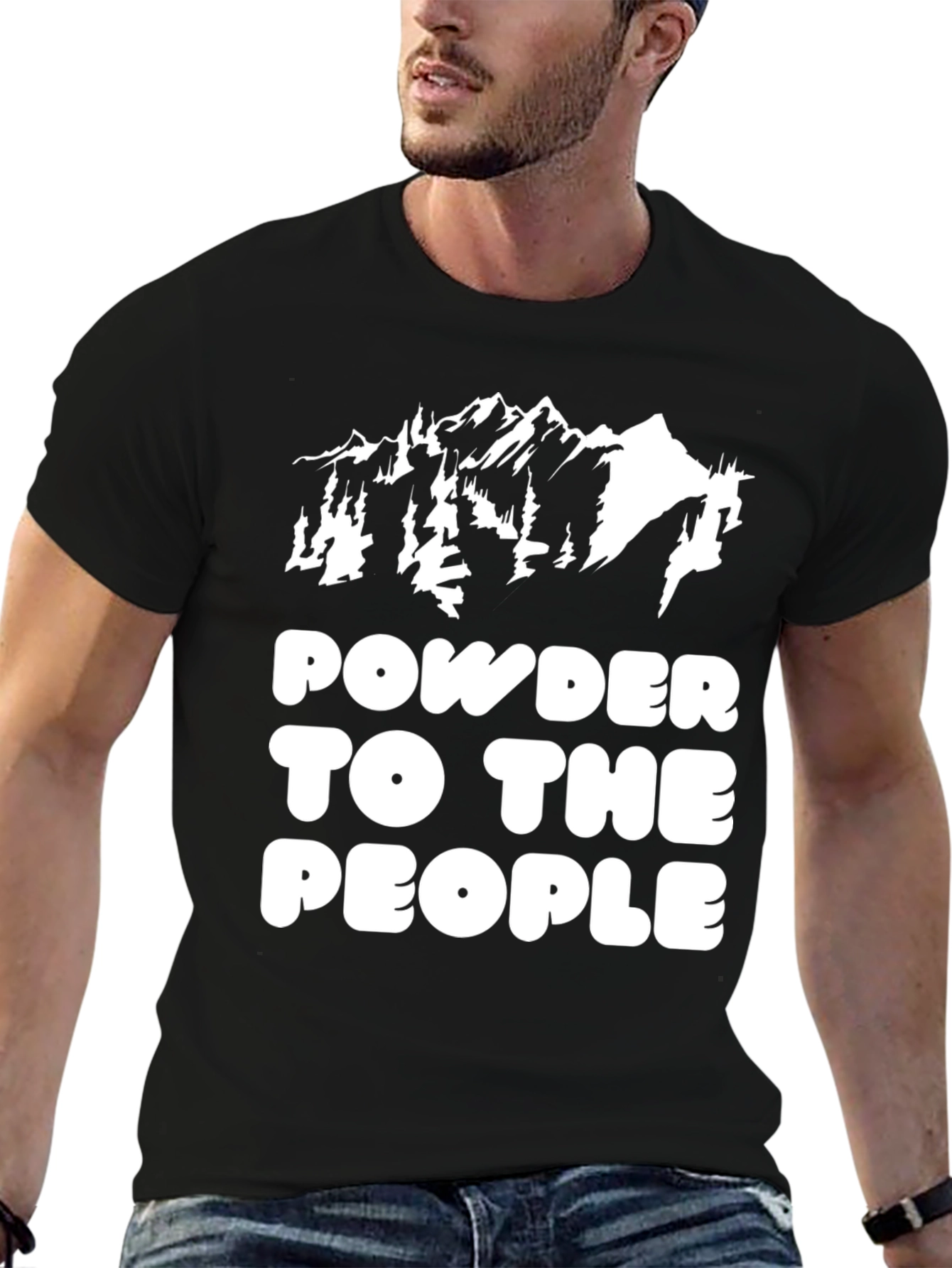 Powder to the People Graphic Tee
