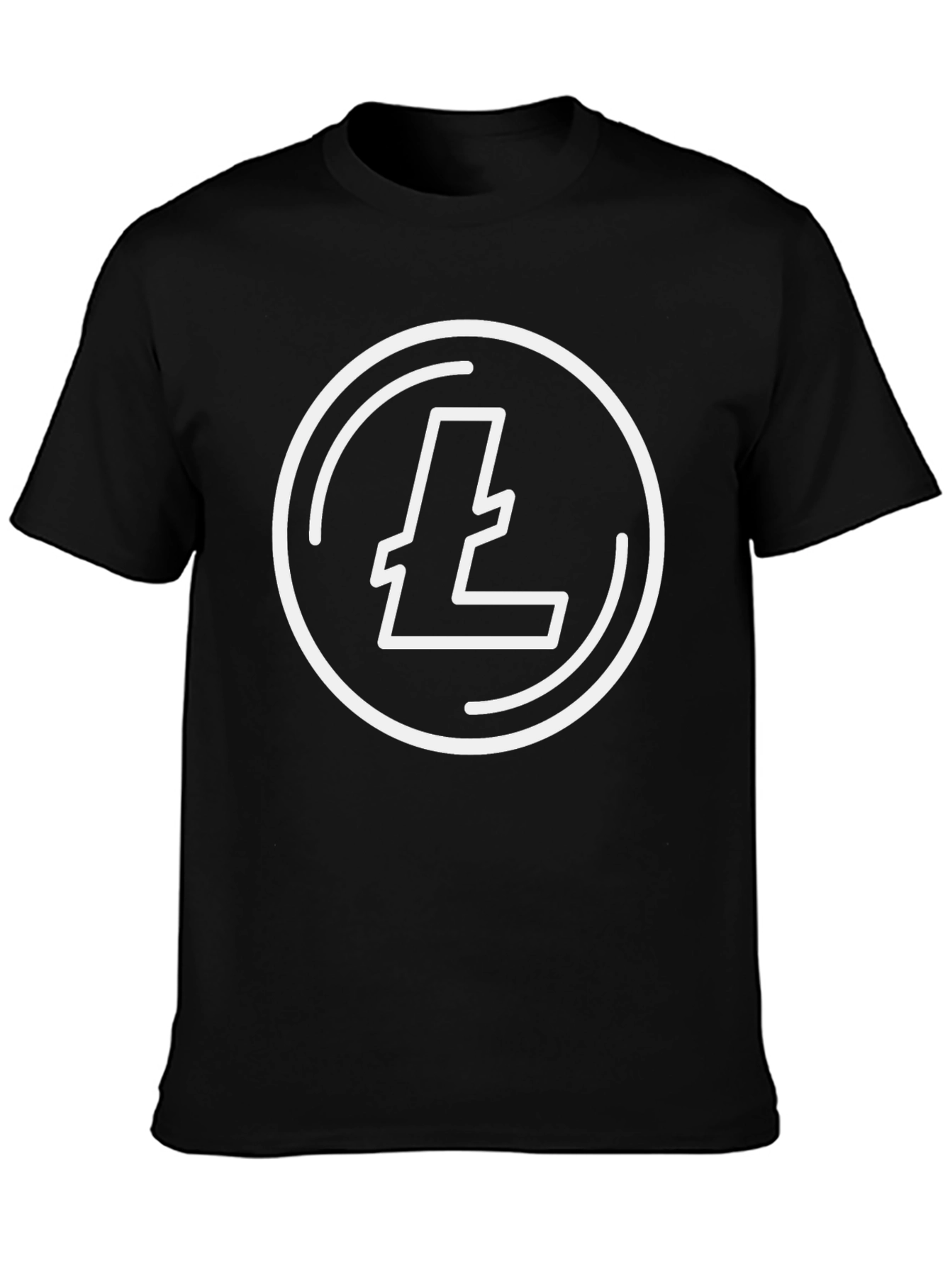 Litecoin Crypto Black T-Shirt
