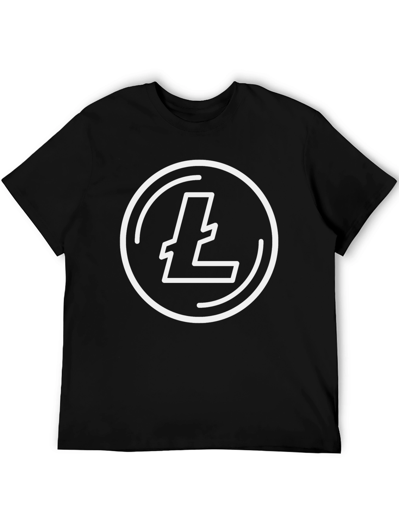 Litecoin Crypto Black T-Shirt