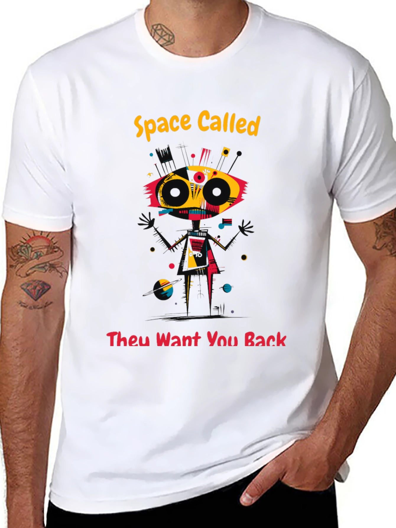 Space Called: They Want You Back Graphic Tee