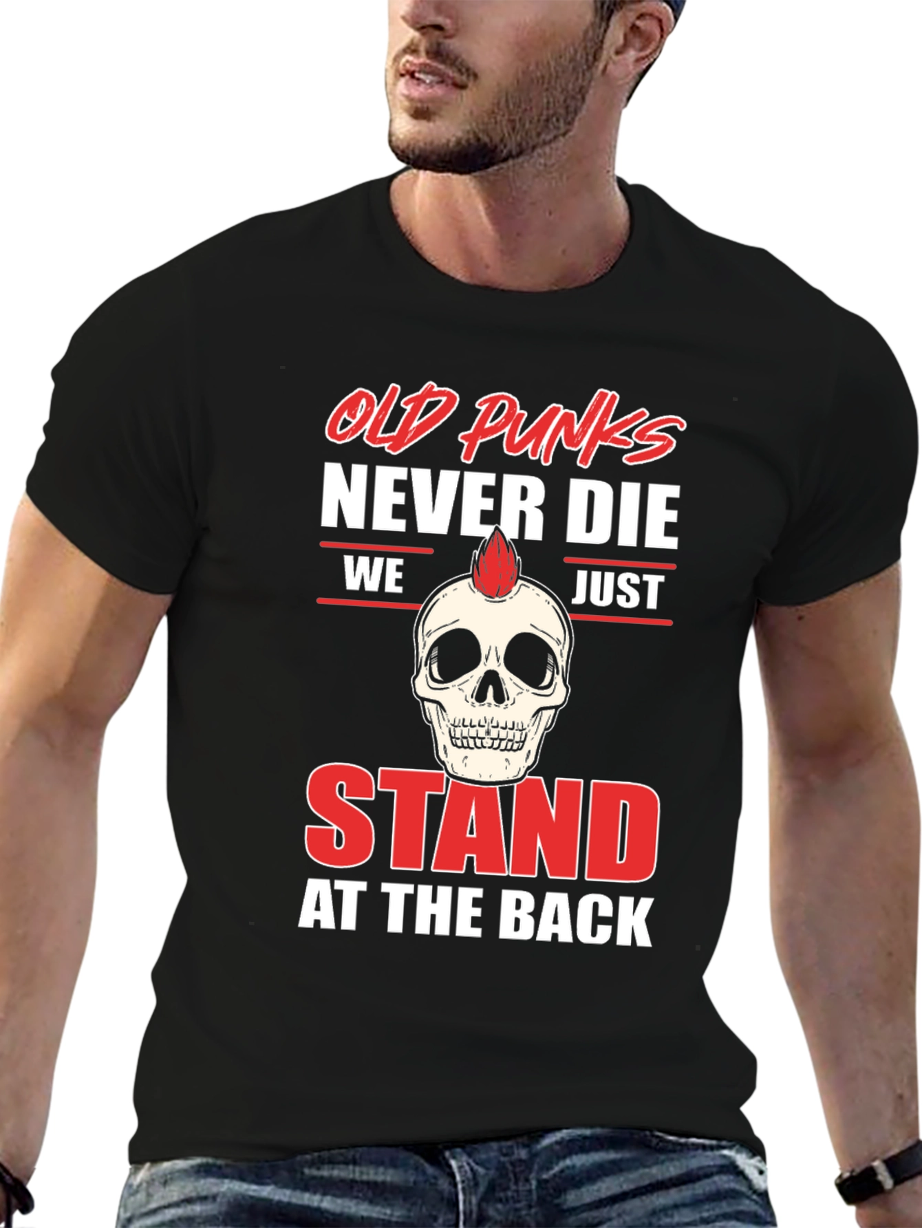 Old Punks Never Die Graphic Tee