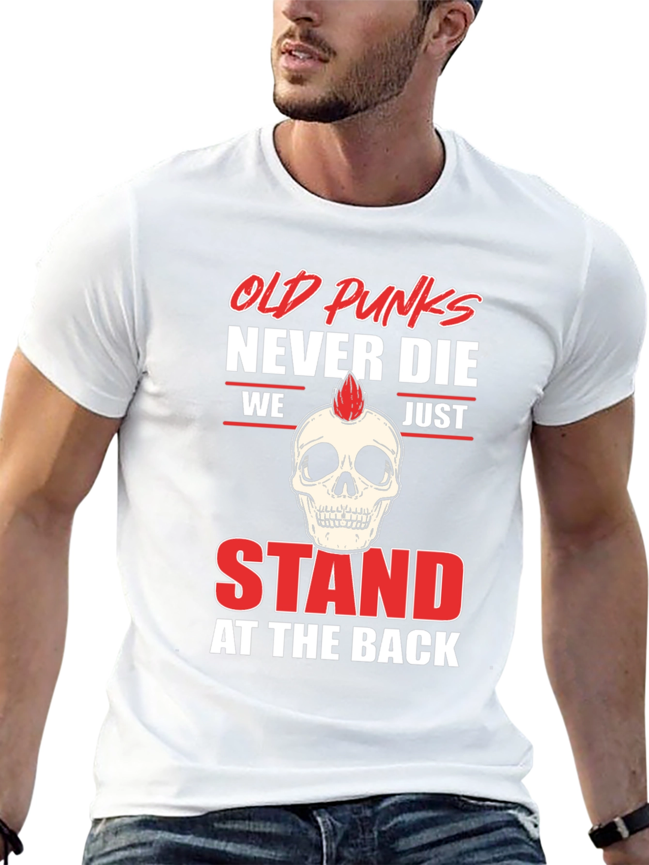 Old Punks Never Die Graphic Tee