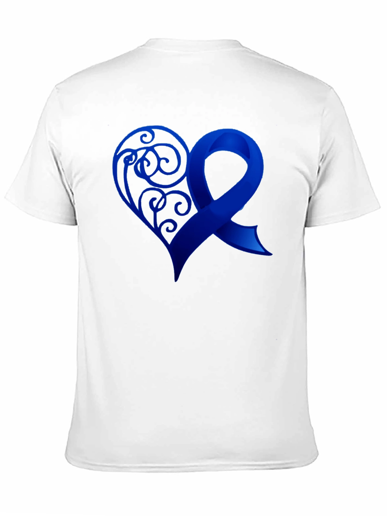 Awareness Ribbon Heart Graphic T-Shirt