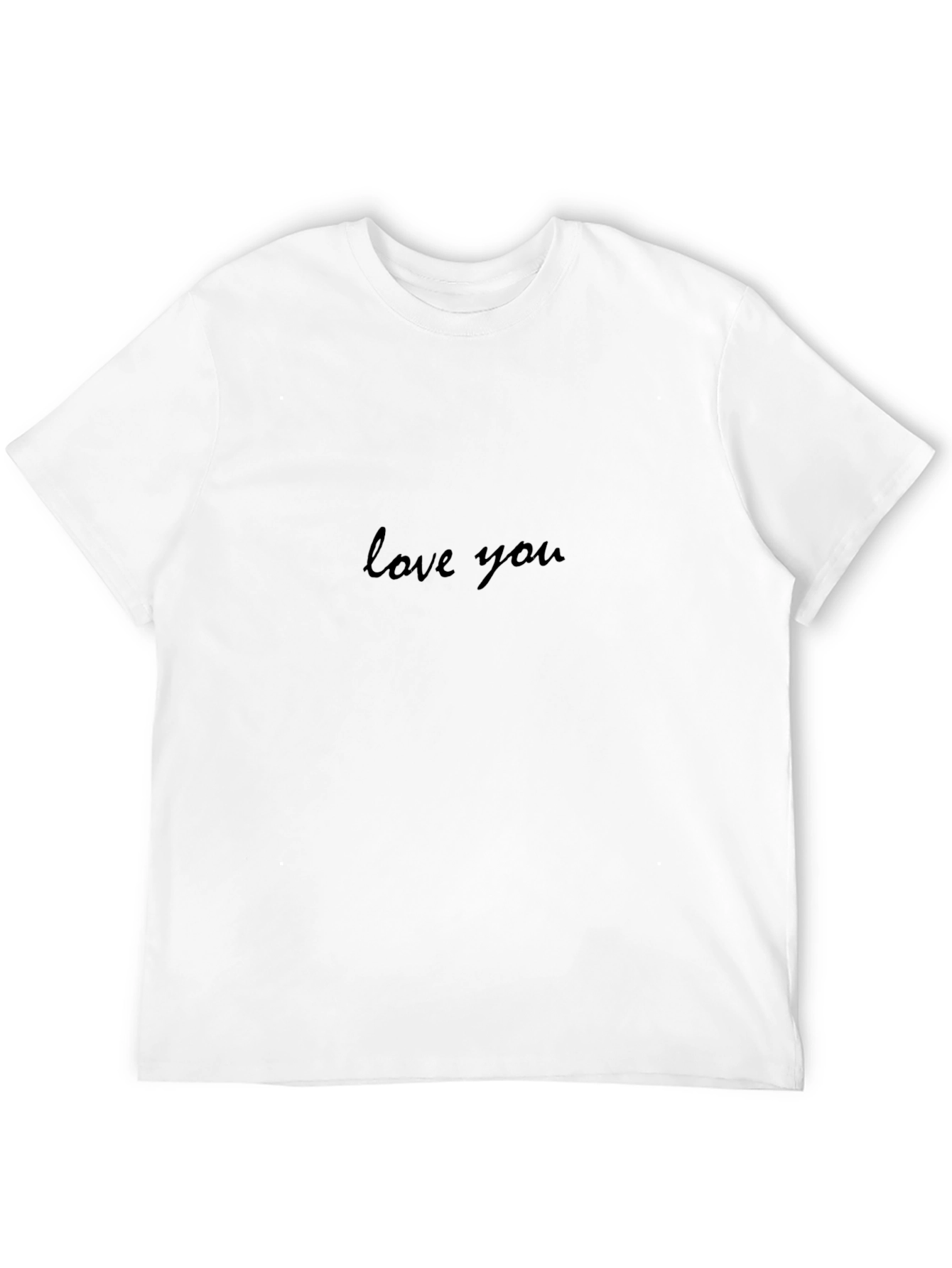Love You - Stylish Black T-Shirt