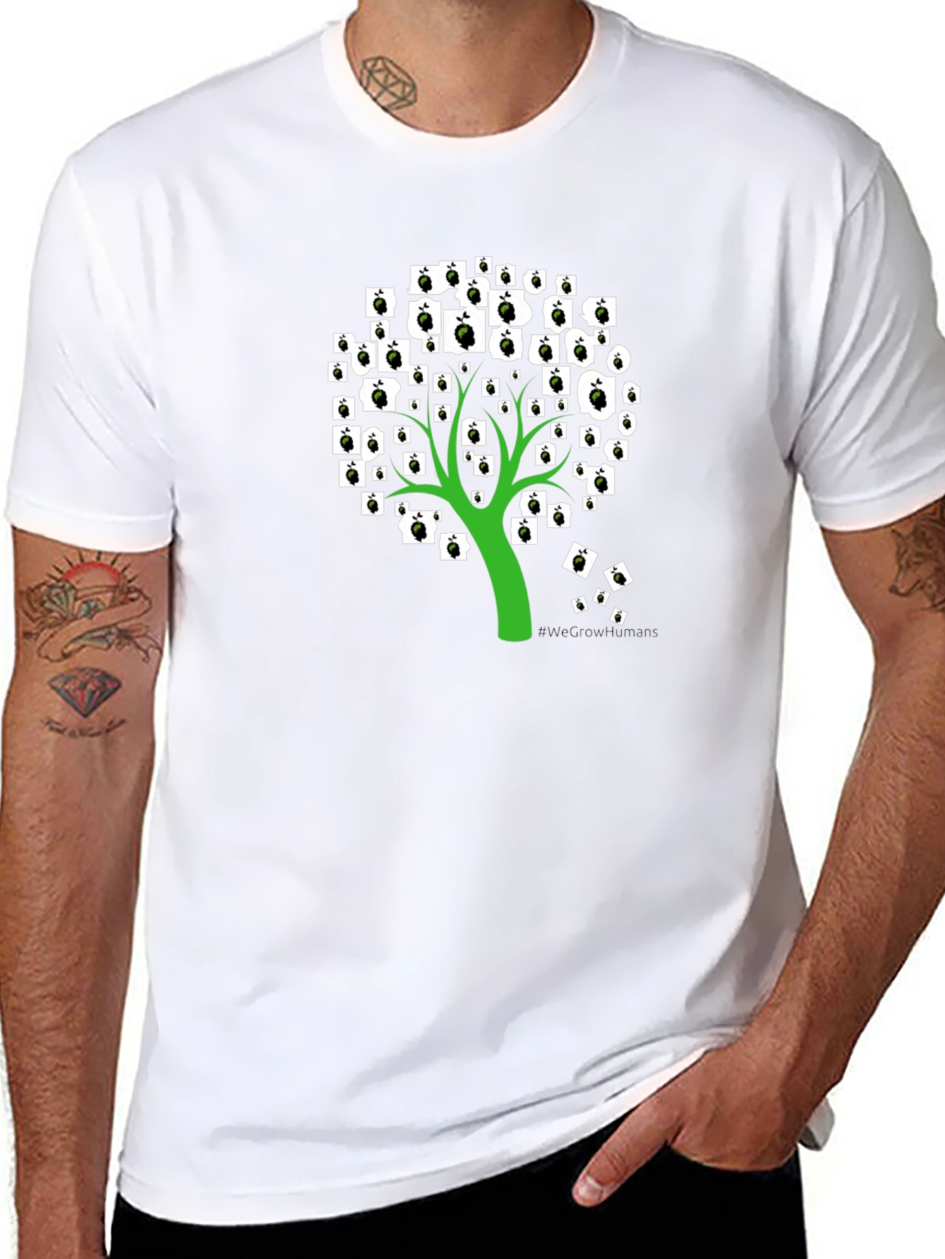 Apple Tree Graphic Tee - Unique Design