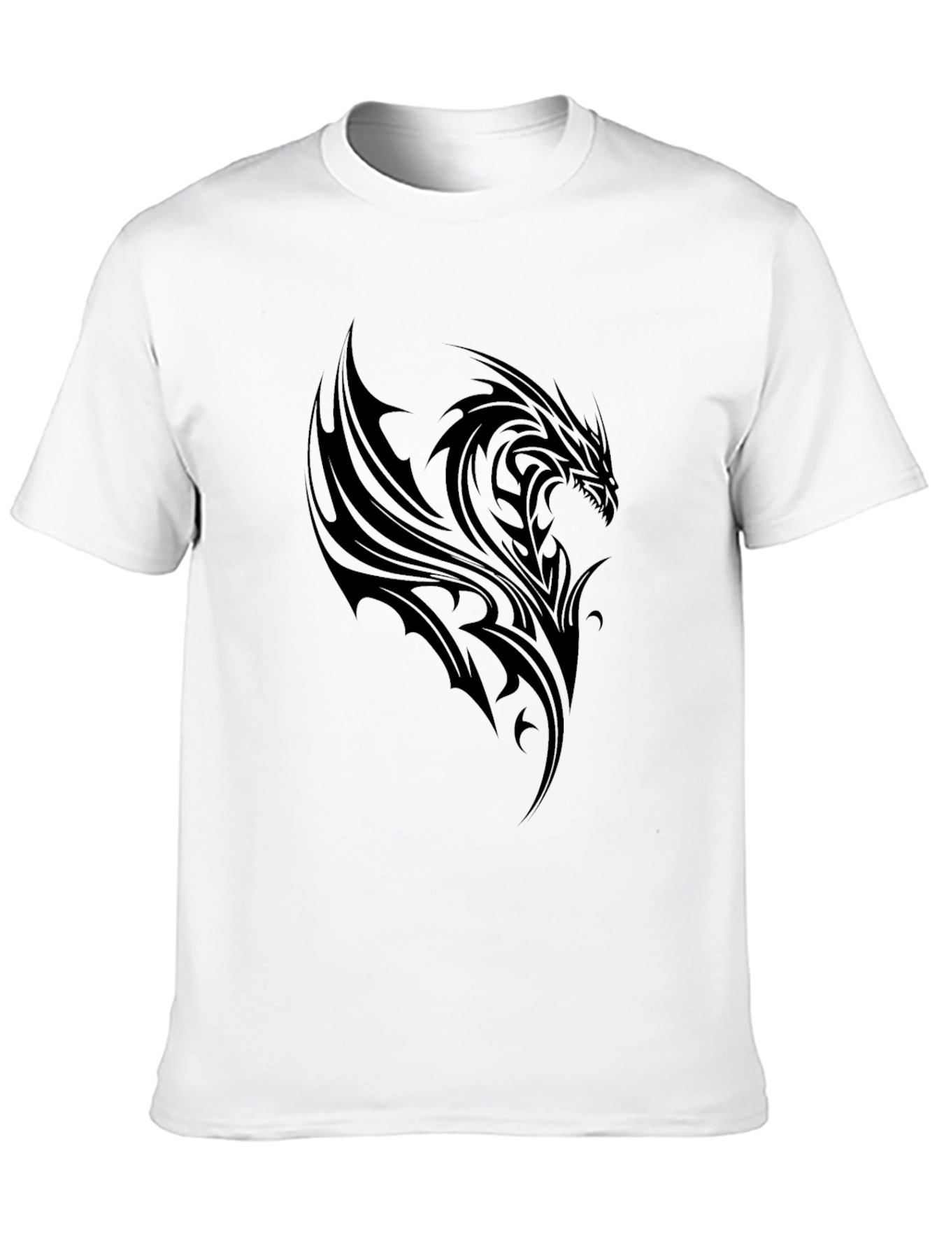 Black Dragon Graphic Tee - Mens Fashion