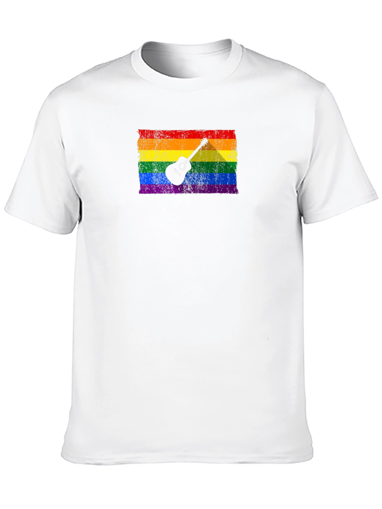 Rainbow Guitar Pride T-Shirt
