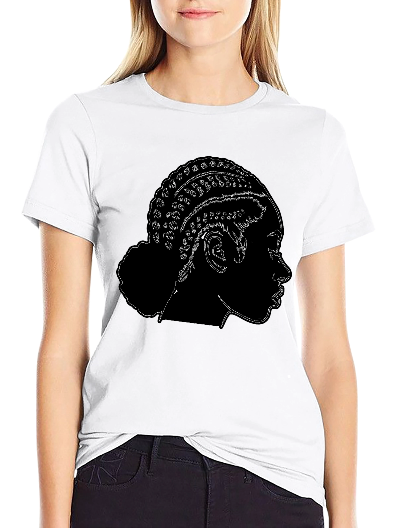 Graphic Tee - Cornrow Hair Art