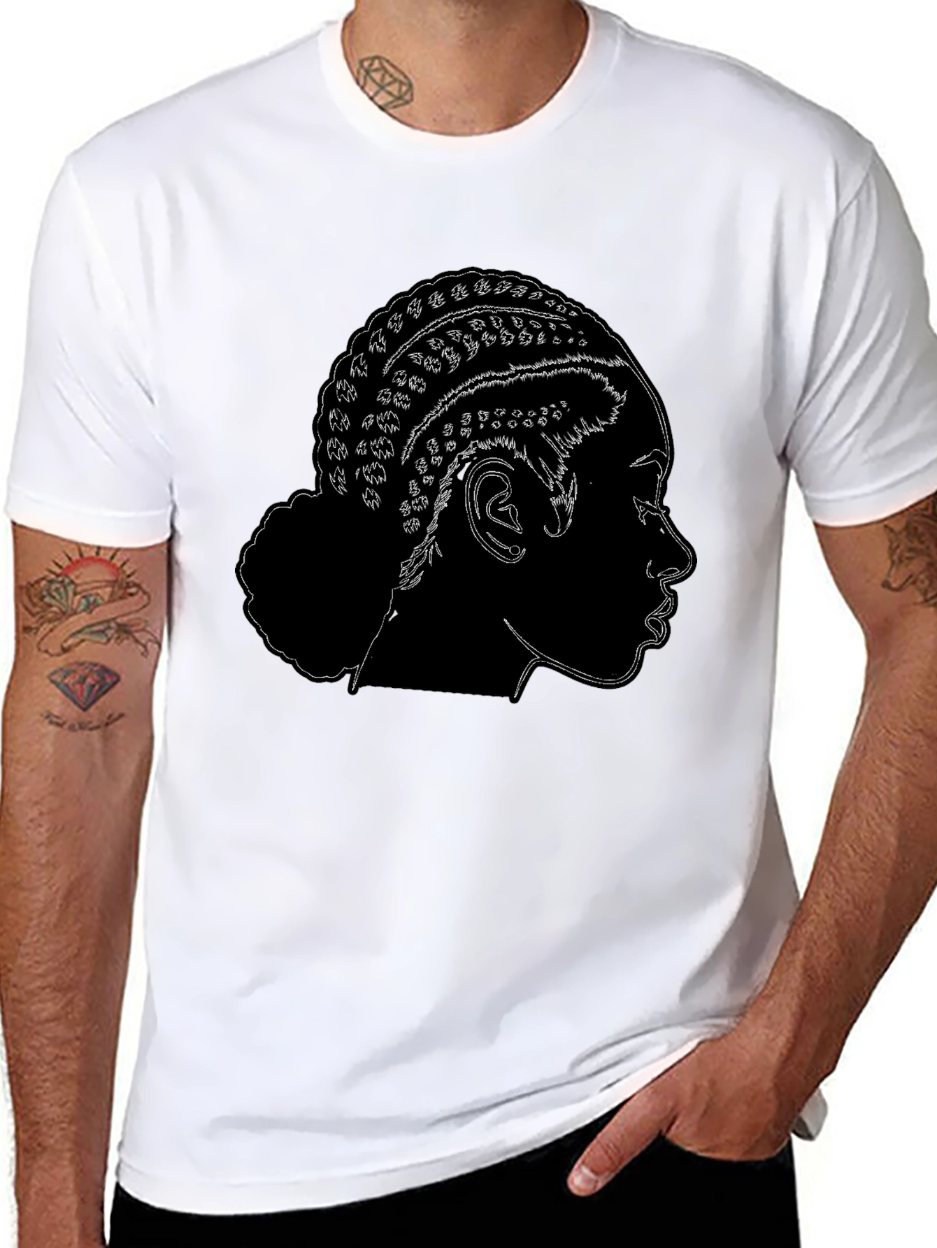 Graphic Tee - Cornrow Hair Art