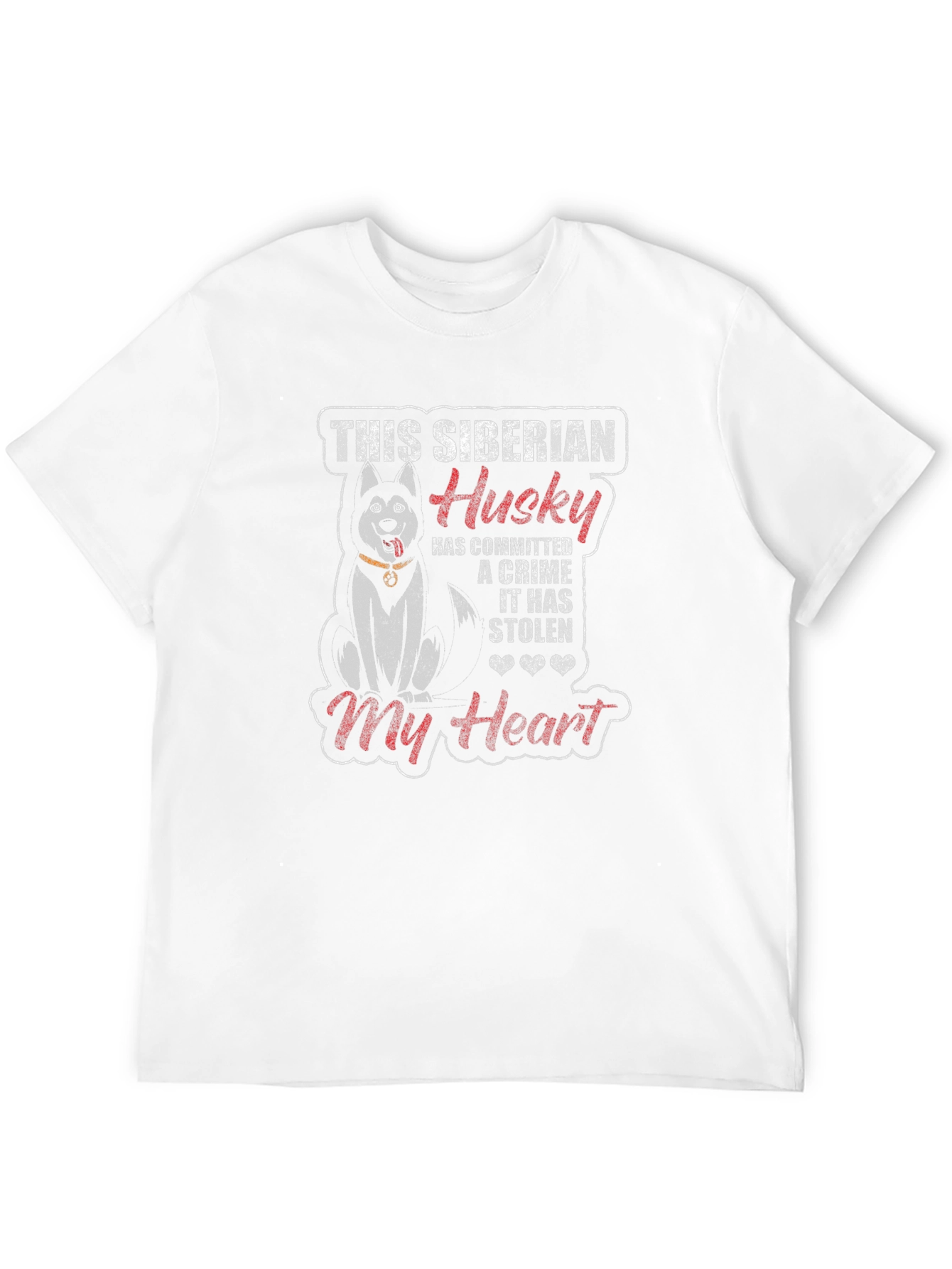 Siberian Husky Crime of the Heart T-Shirt