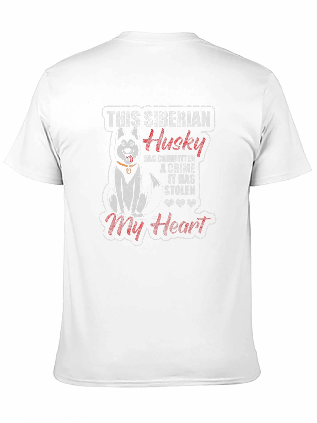 Siberian Husky Crime of the Heart T-Shirt
