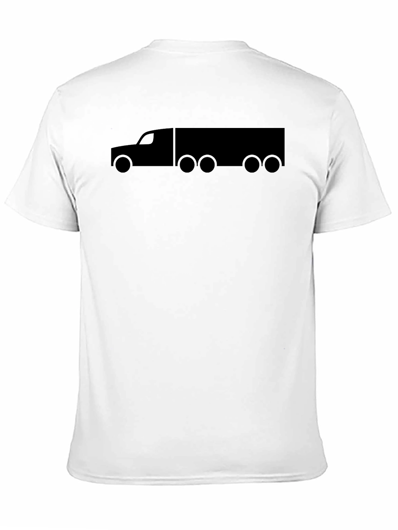 Trucker T-Shirt - Black Cotton Blend Tee