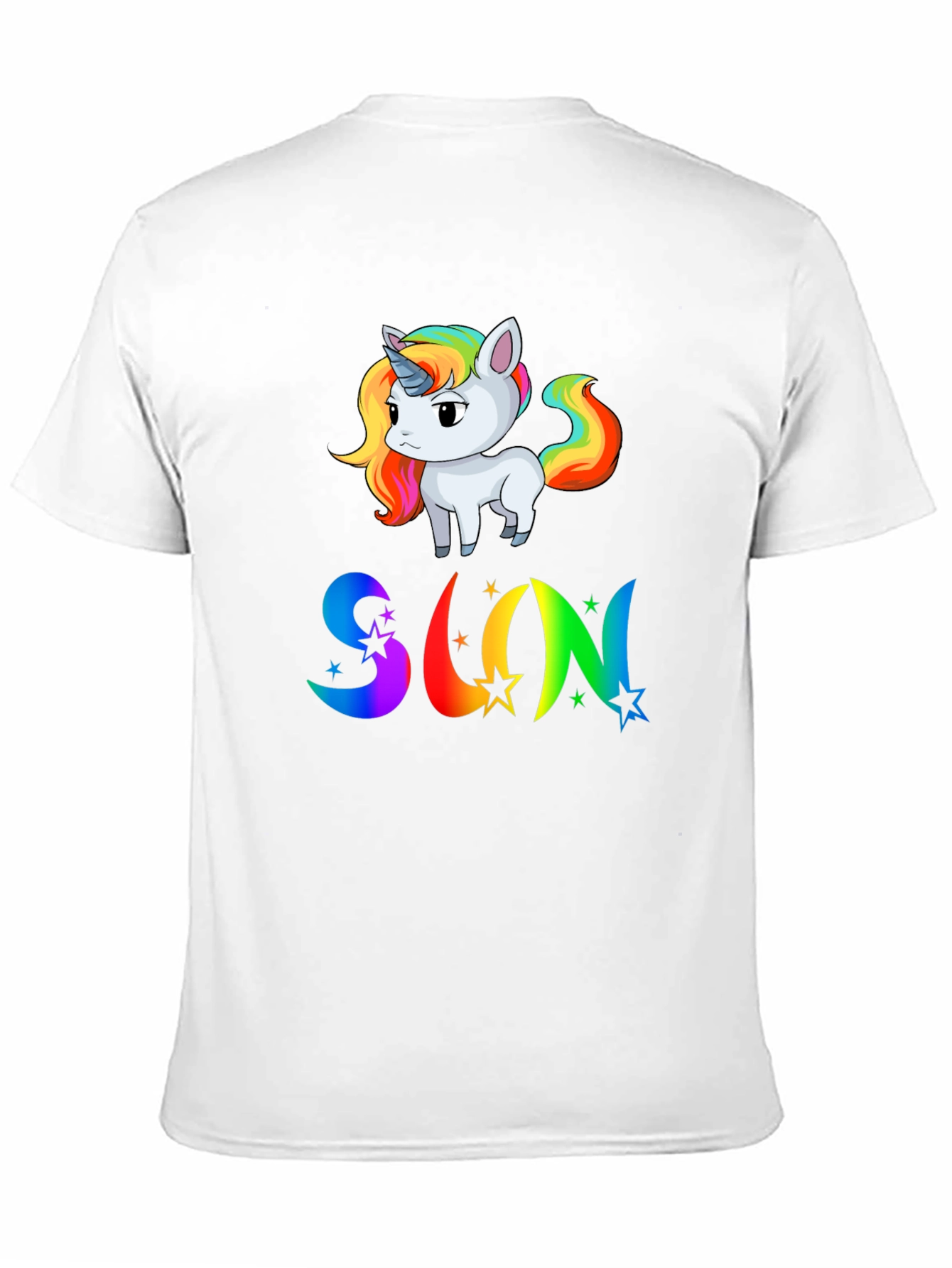 Rainbow Unicorn SUN T-Shirt