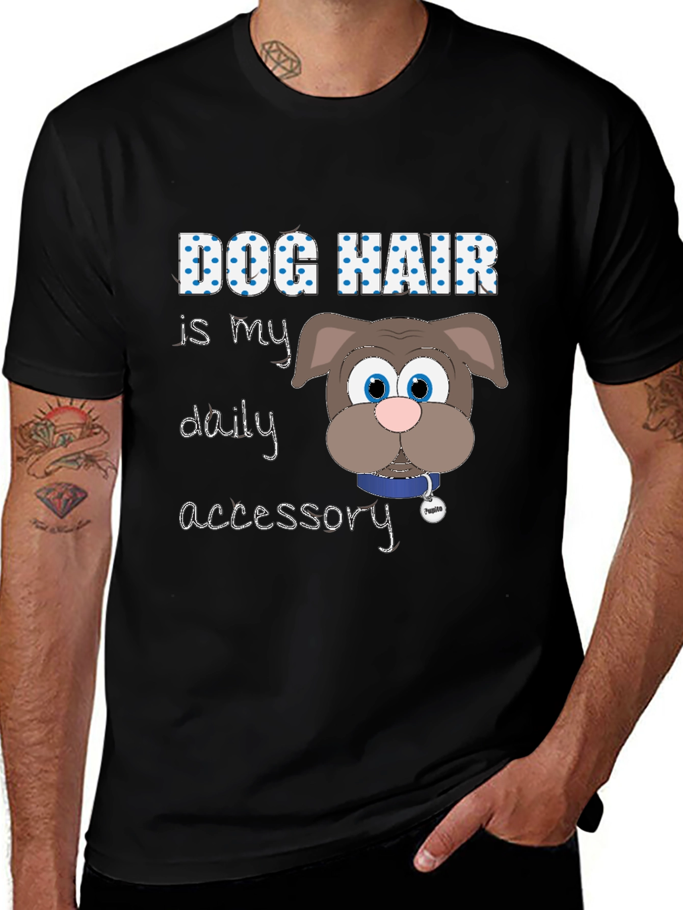 Dog Hair is My Accessory Graphic T-Shirt