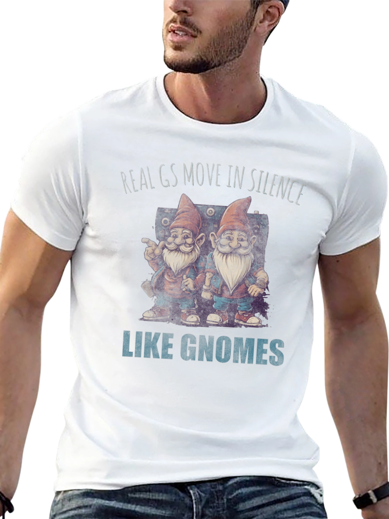 Real Gs Gnome T-Shirt - Funny Graphic Tee