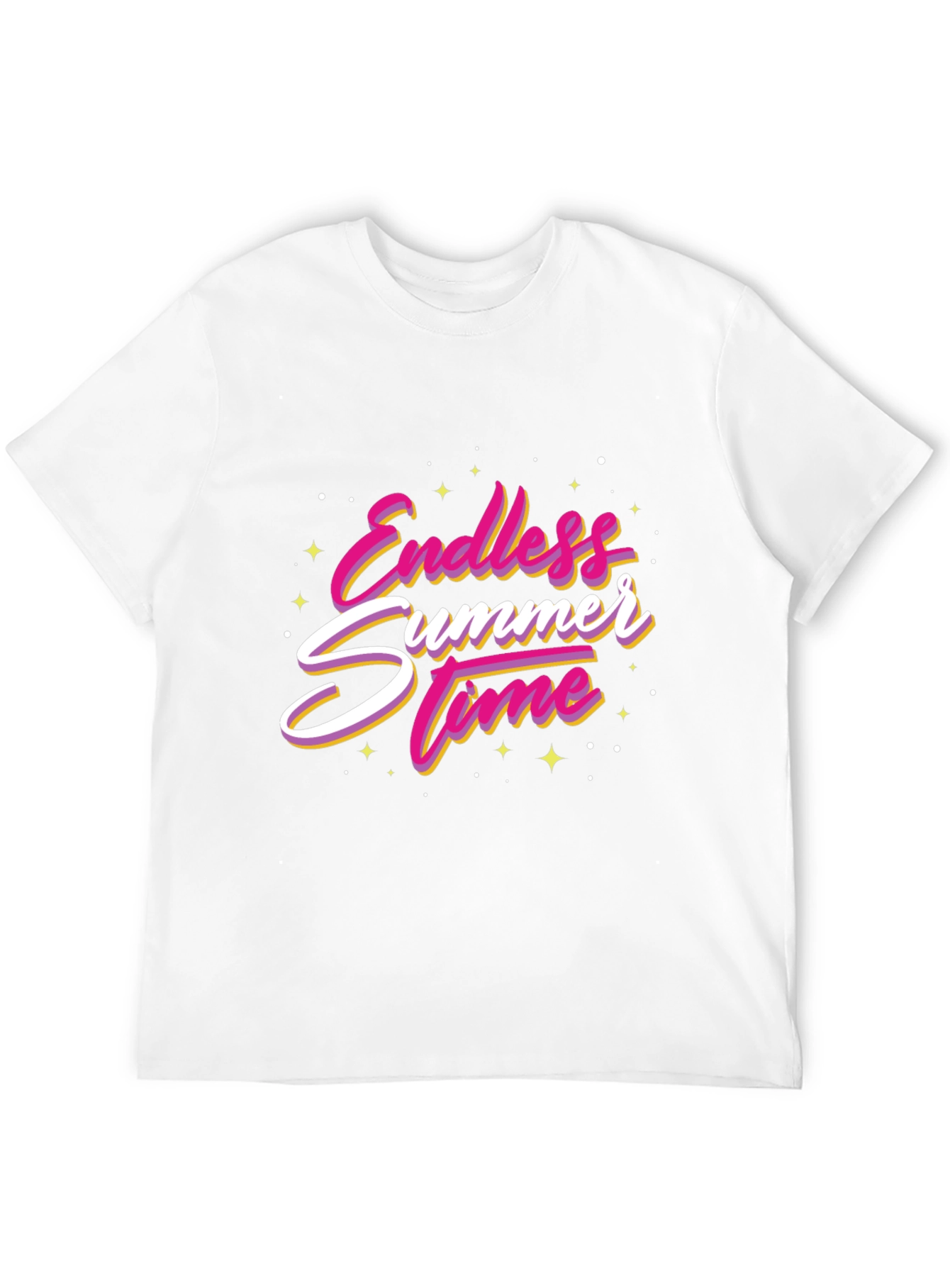 Endless Summer Time Graphic Tee - Black