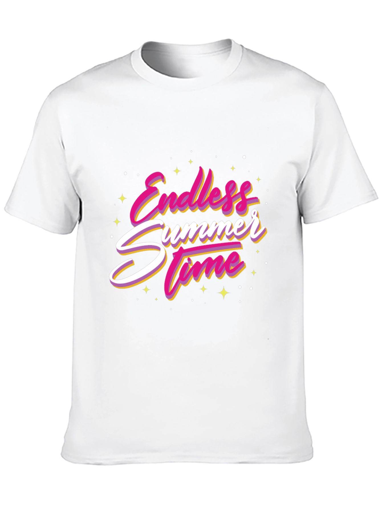 Endless Summer Time Graphic Tee - Black