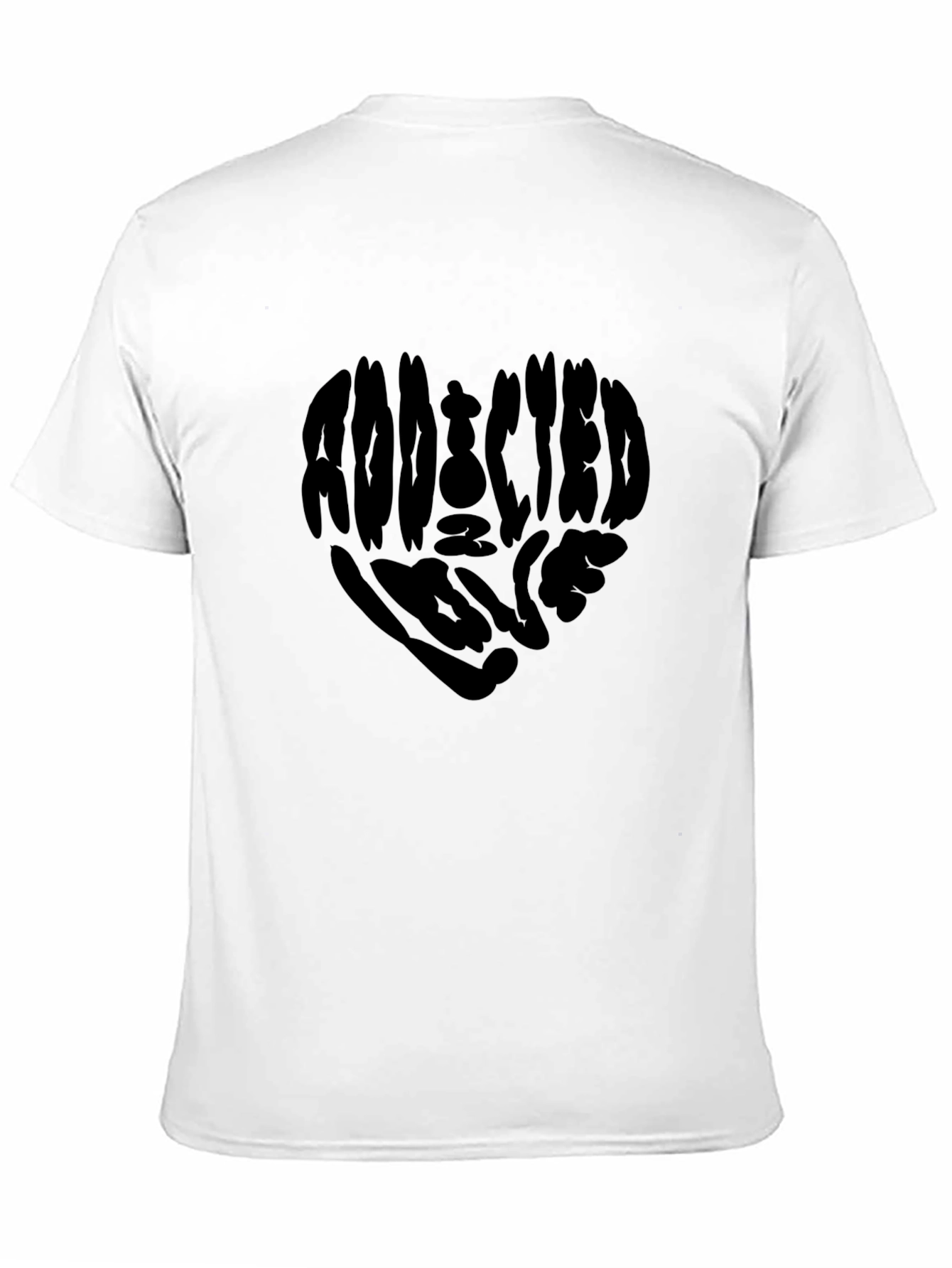 Addicted to Love T-Shirt - Heart Graphic Tee