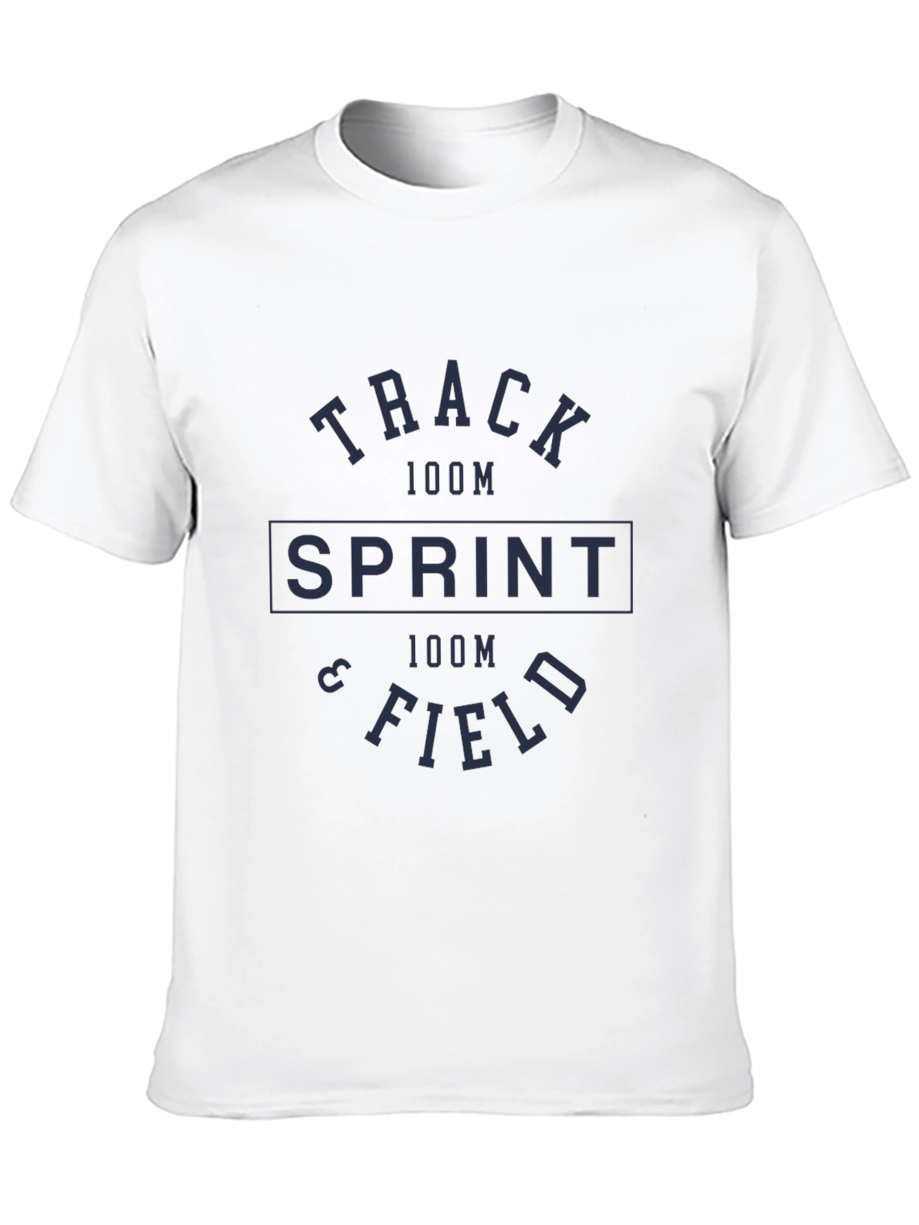 Track & Field Sprint Graphic Tee - Athletic Style