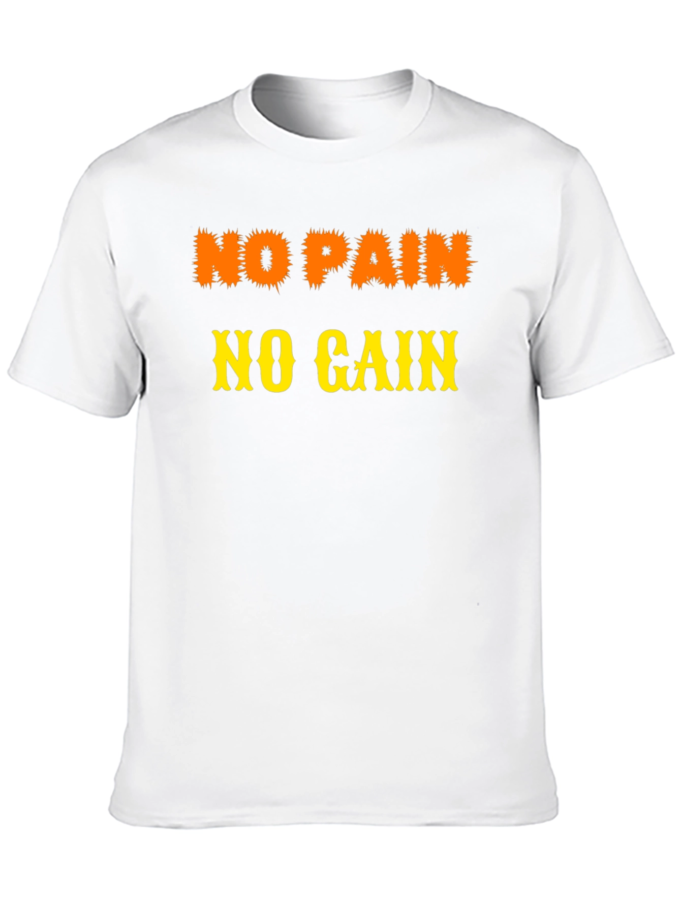 No Pain No Gain Black Graphic Tee