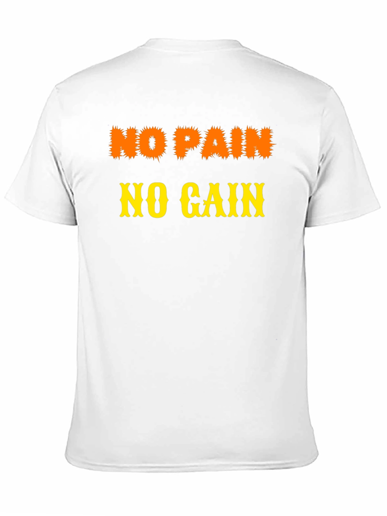 No Pain No Gain Black Graphic Tee