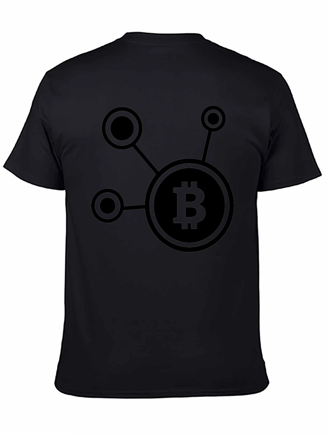 Bitcoin Network Black T-Shirt Crypto Blockchain Tee