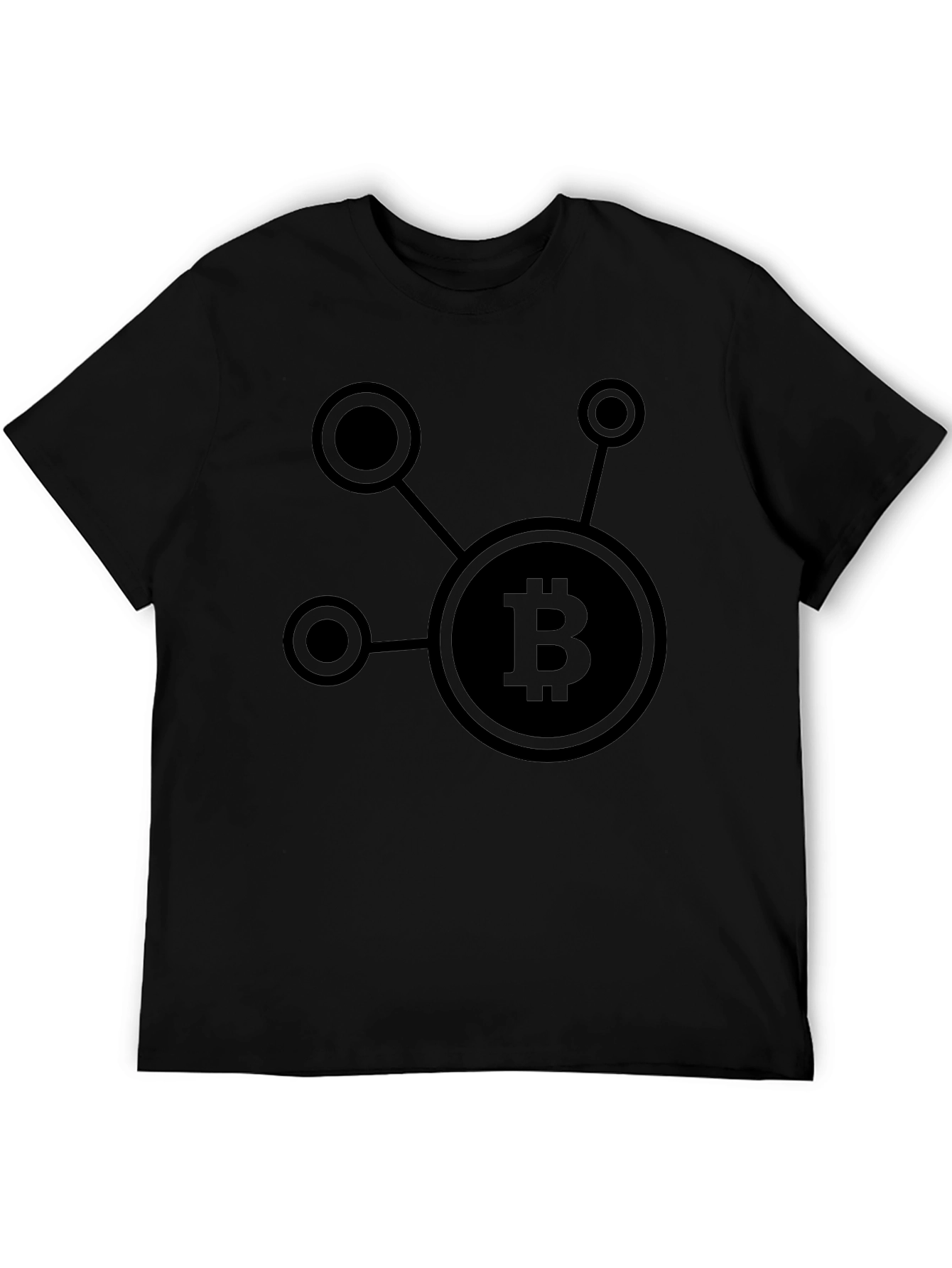 Bitcoin Network Black T-Shirt Crypto Blockchain Tee