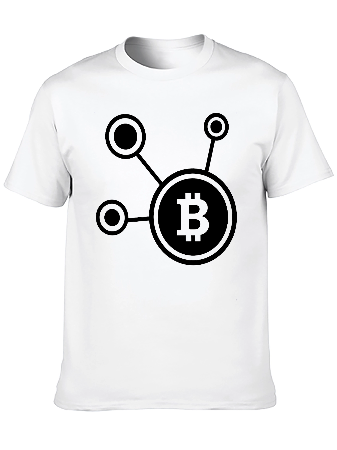 Bitcoin Network Black T-Shirt Crypto Blockchain Tee